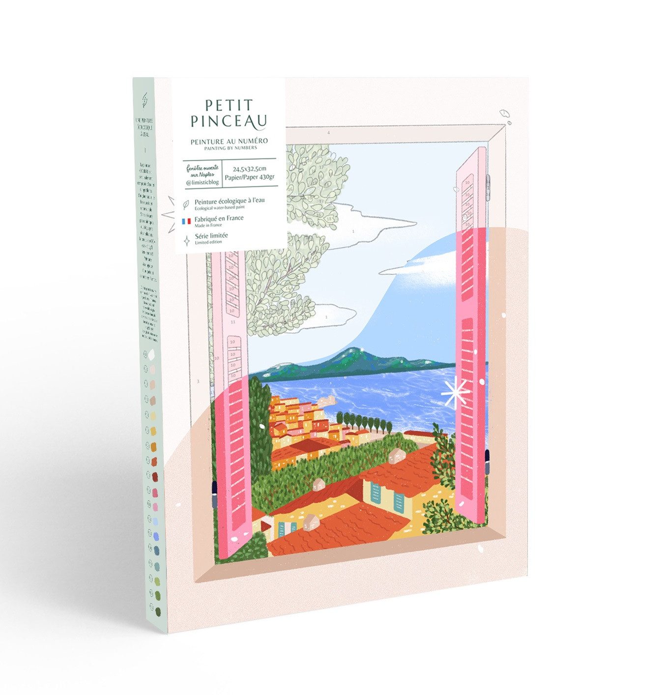 La Petite Epicerie Malen nach Zahlen Set Kinder & Erwachsene Kreatives Malen mit Pinsel und Farben