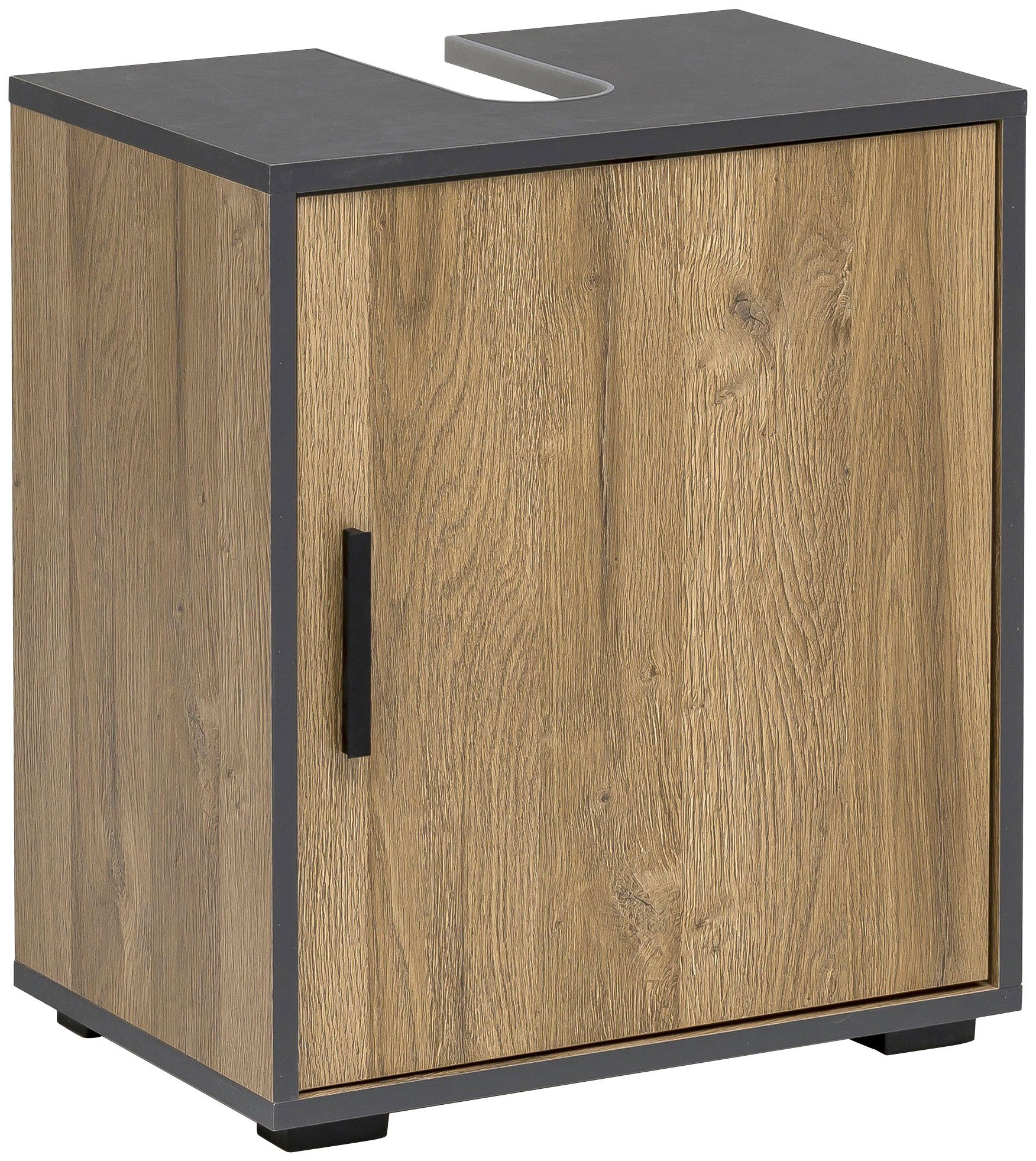 Delicato Weiß Hochglanz Waschbecken Mit Unterschrank, Waschtisch Mit Unterschrank,80cm