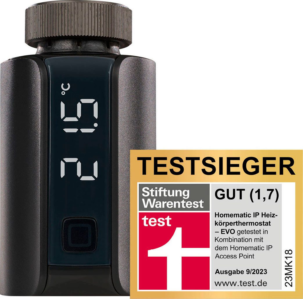 Homematic IP Heizkörperthermostat Evo, M30 x 1,5 (z.B.Oventrop, Danfoss), e günstig online kaufen