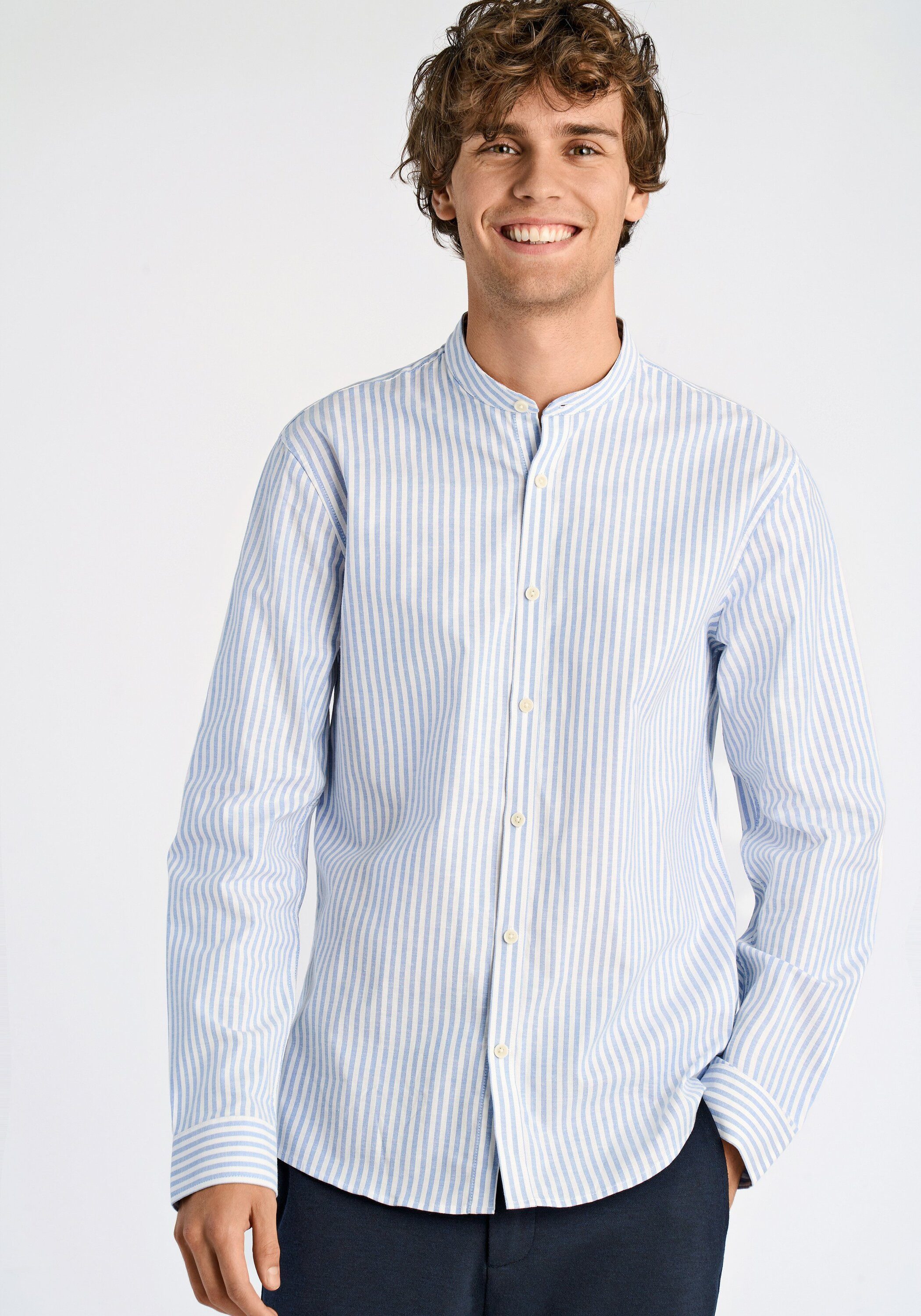 Businesshemd Oxford-Hemd (Langarm) Relaxed Fit