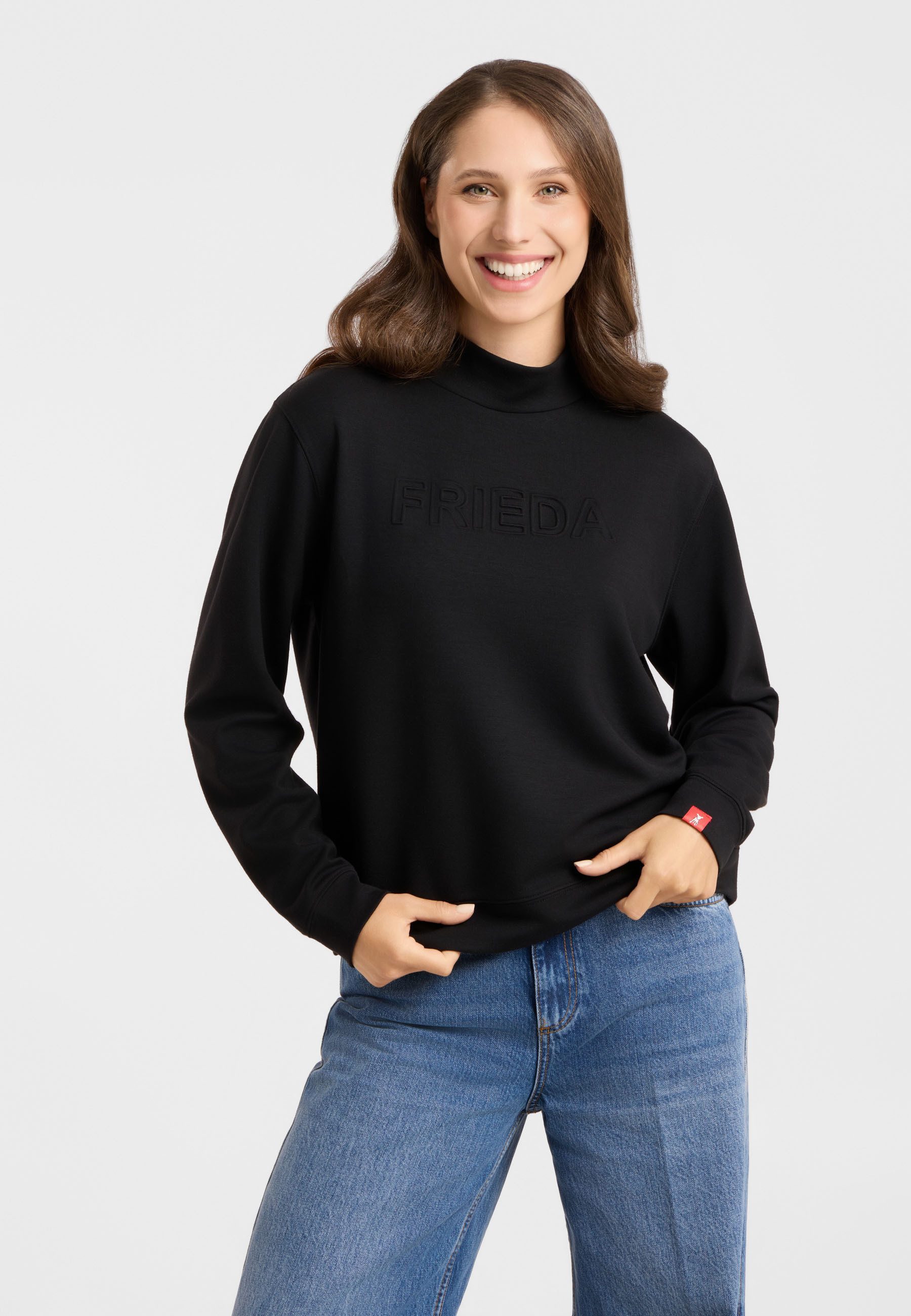 Frieda & Freddies Sweatshirt Frieda & Freddies Sweatshirt mit Stehkragen