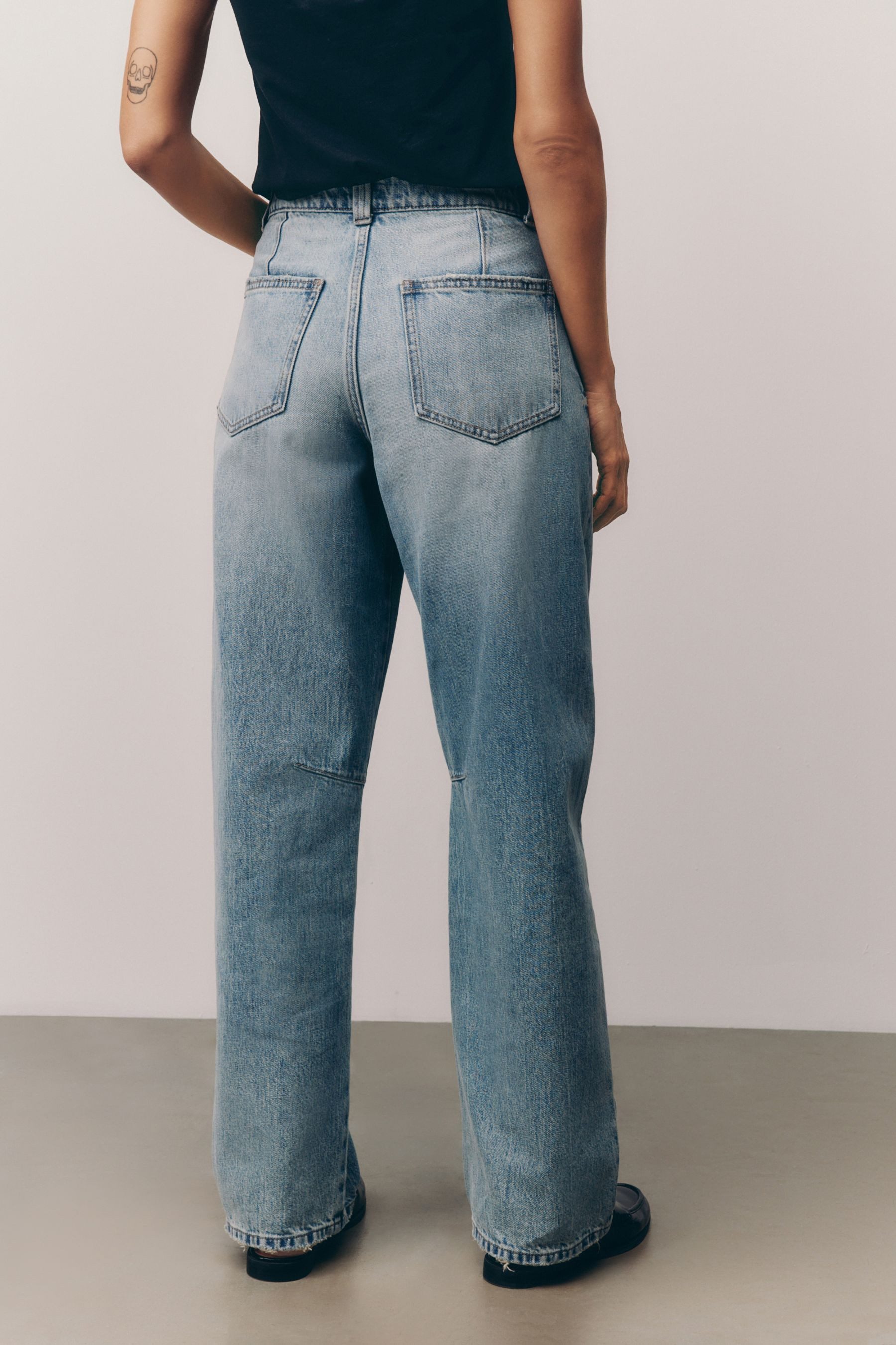 Next Weite Jeans Barrel-Jeans Knieabnäher 100 % günstig online kaufen
