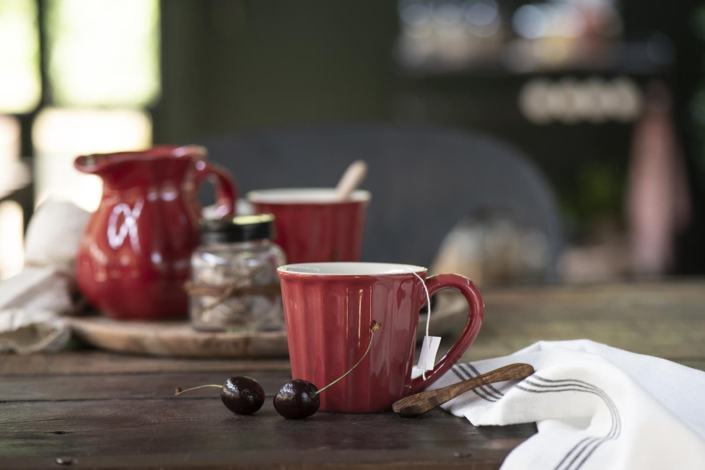 Ib Laursen Tasse Mynte, Steingut, Spülmaschinengeeignet