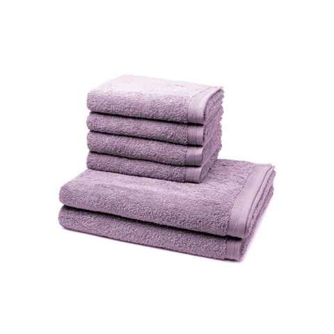 Möve Handtuch Set Superwuschel, Walkfrottee, (Spar-Set, 6-tlg), 4 X Handtuch 2 X Duschtuch im Set - Baumwolle - Extraweiches Handtuch