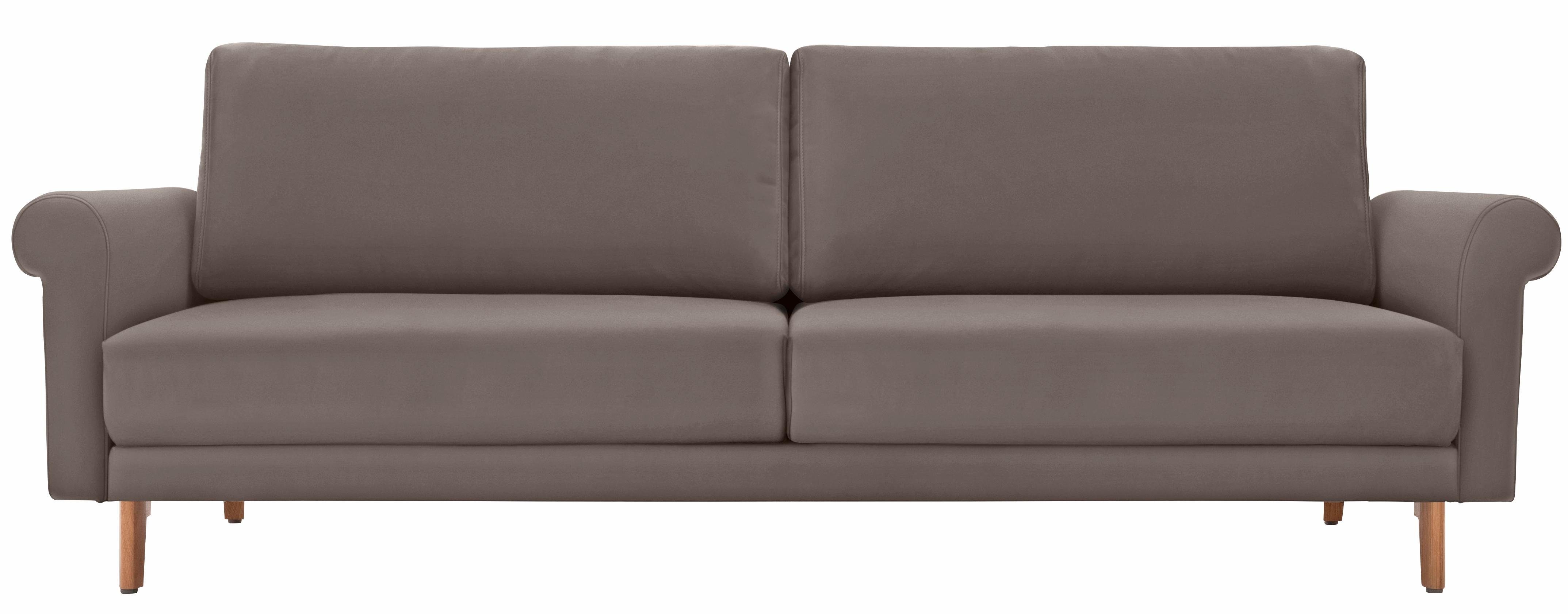 Nussbaum, Füße cm hülsta in sofa modern hs.450, Breite Landhaus, 168 2-Sitzer