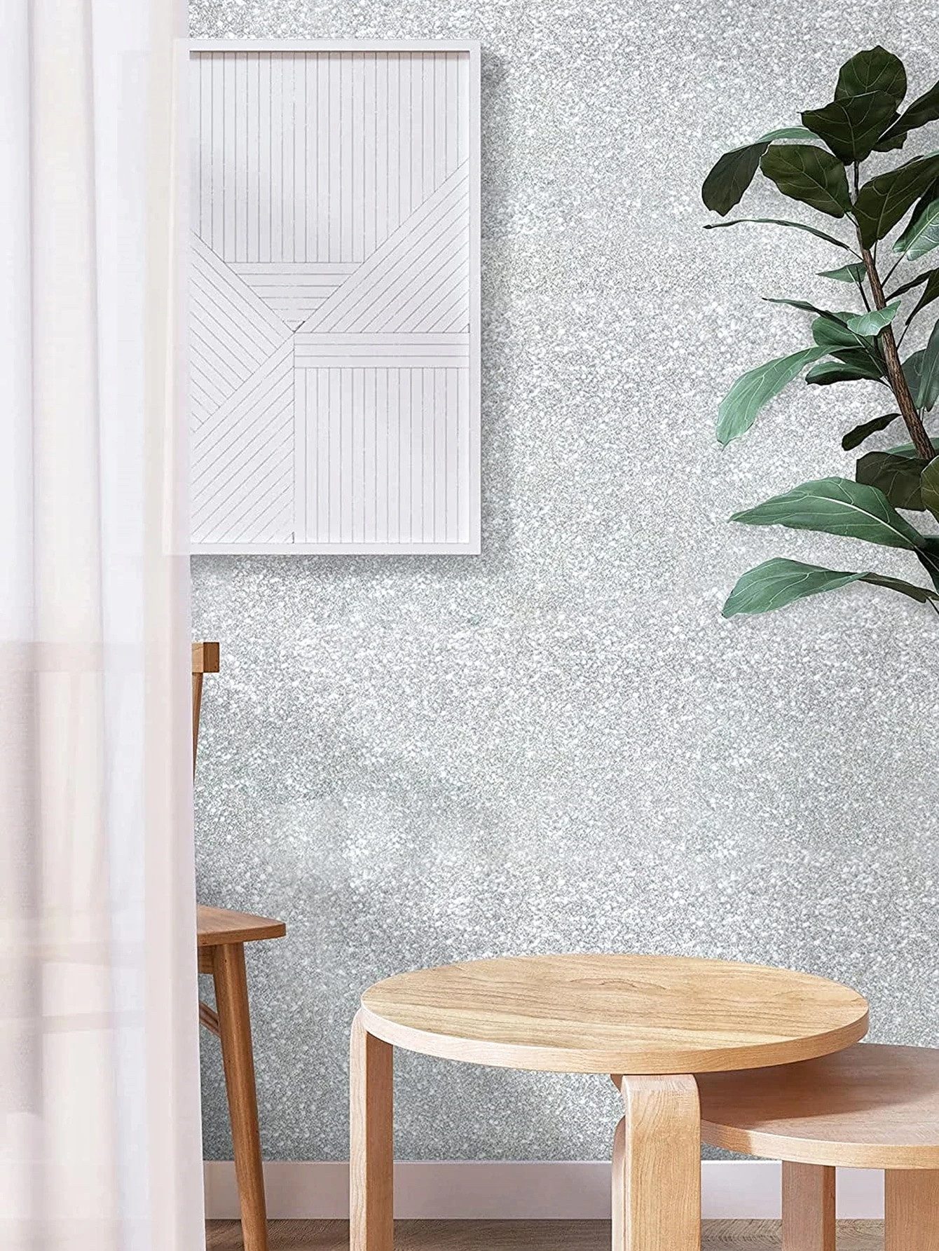 HomeBella Mustertapete Glitzer Tapete, ablösbare Wandpaneele, günstig online kaufen
