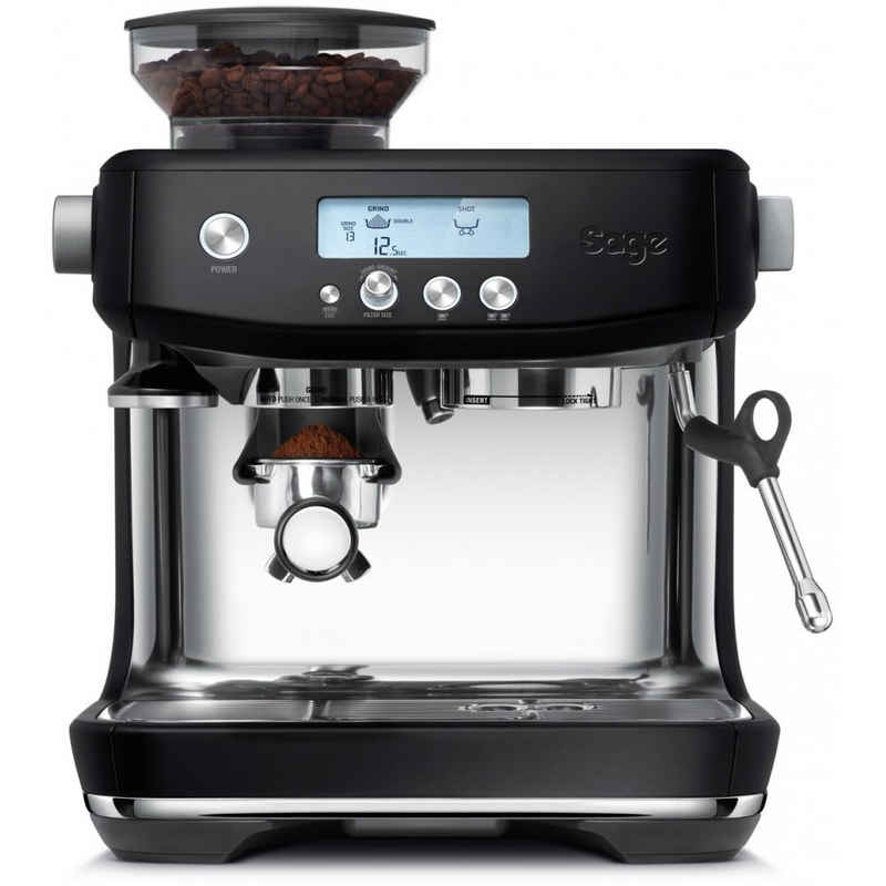 Sage Siebträgermaschine The Barista Pro - Siebträger Espressomaschine - matt schwarz