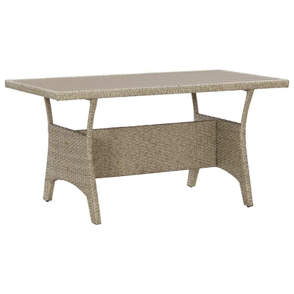 Maison Exclusive Tavolo da Giardino Grigio 40x40x45 cm in Polyrattan