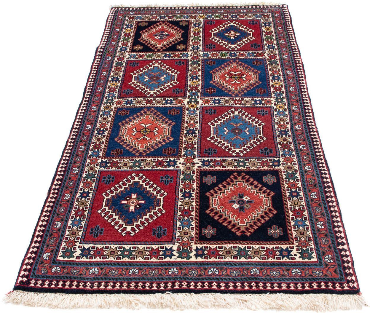 Wollteppich Abadeh Durchgemustert Rosso scuro 146 x 112 cm, morgenland, rechteckig, Höhe: 10 mm, Handgeknüpft