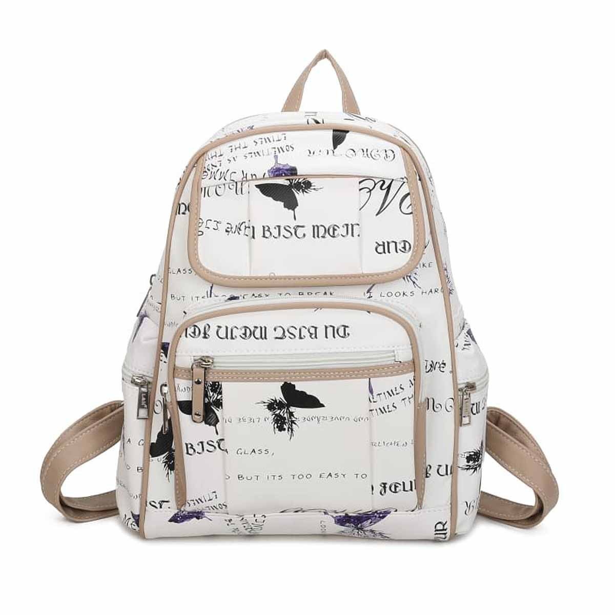 Rucksack Damen Schmetterling CityRucksack Schultertasche Freizeitrücksack Bag