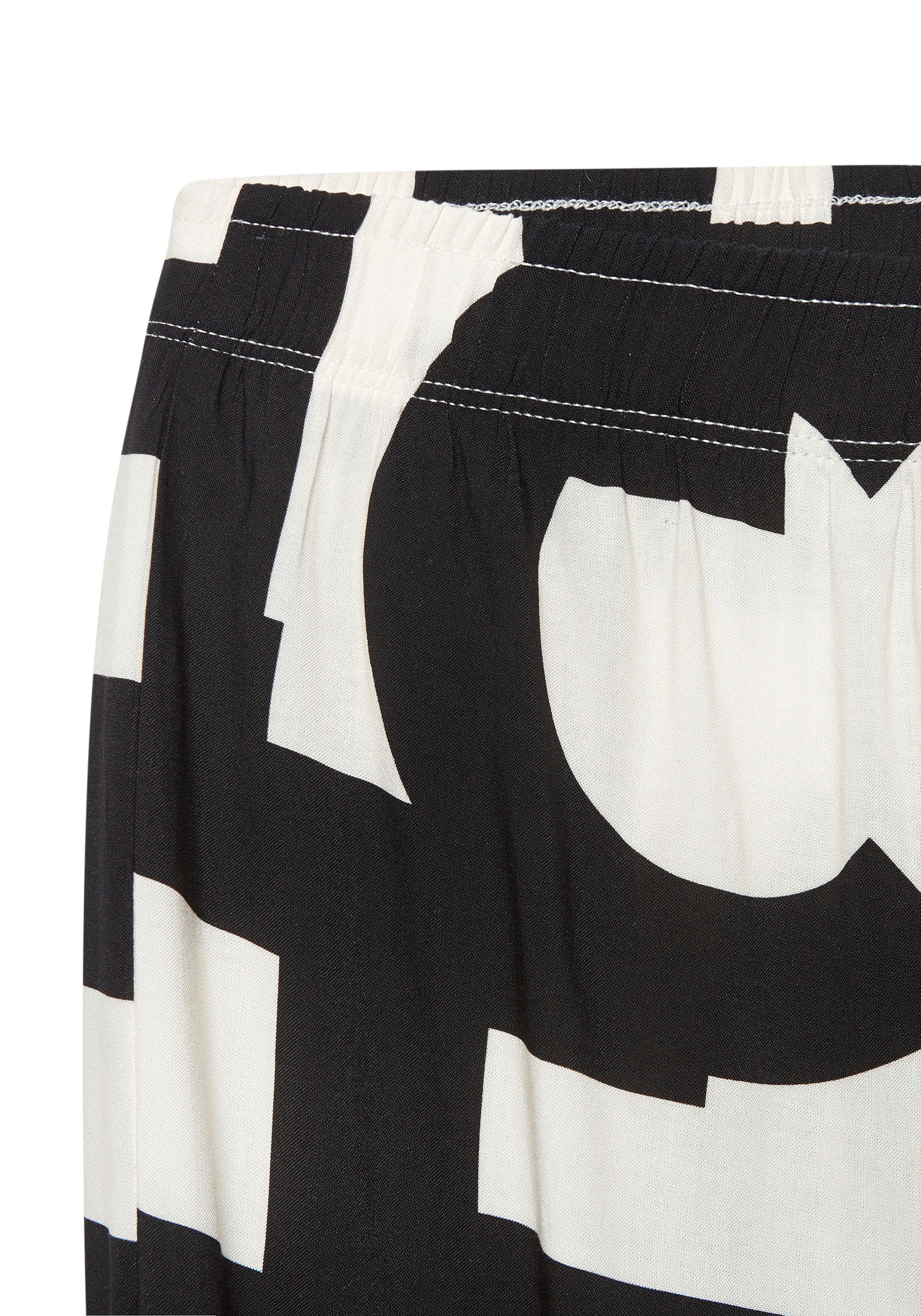 French Connection Pyjamahose Gewebte Hemdenqualität aus Viskose