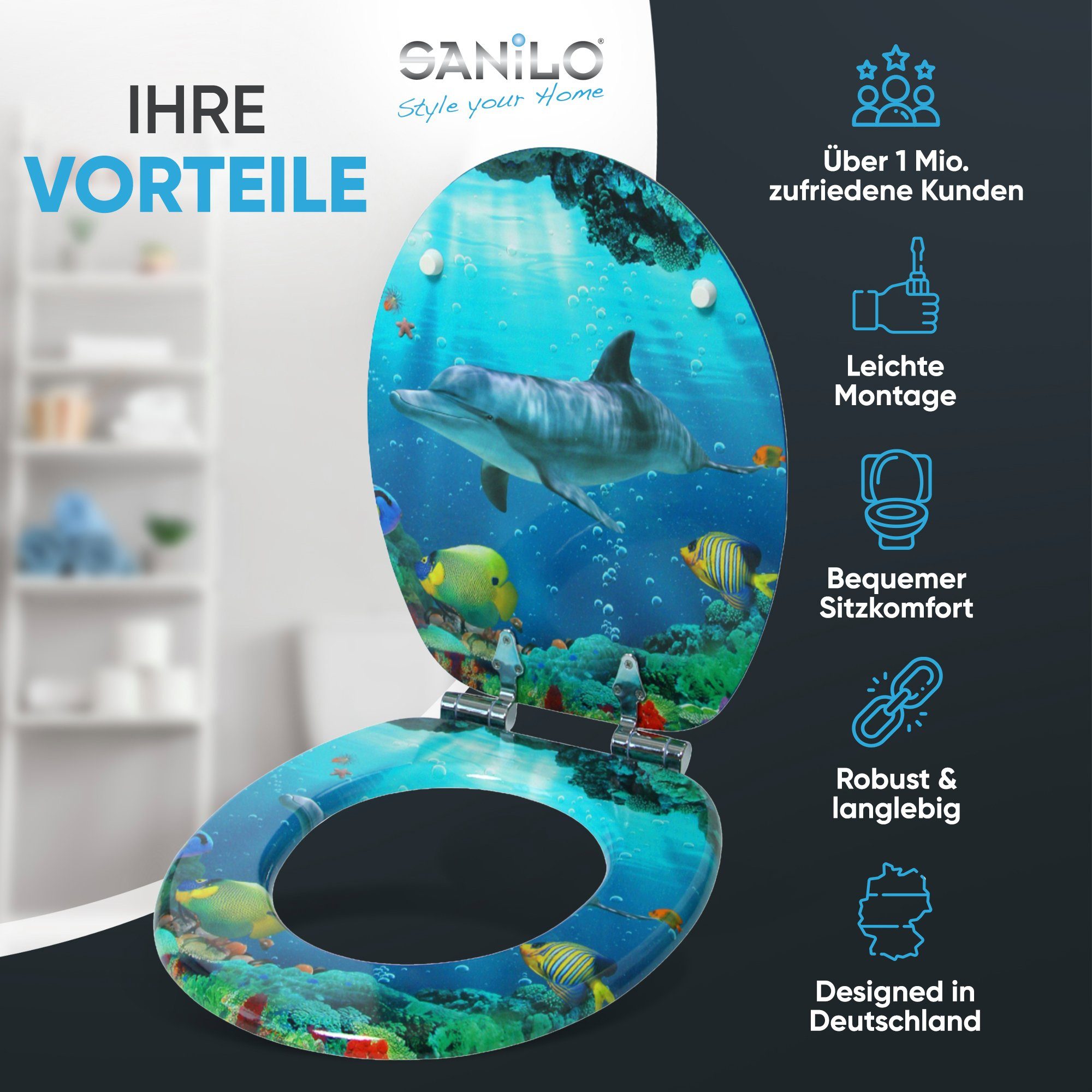 Sanilo WC-Sitz mit Absenkautomatik, viele schöne Toilettensitze direkt vom günstig online kaufen