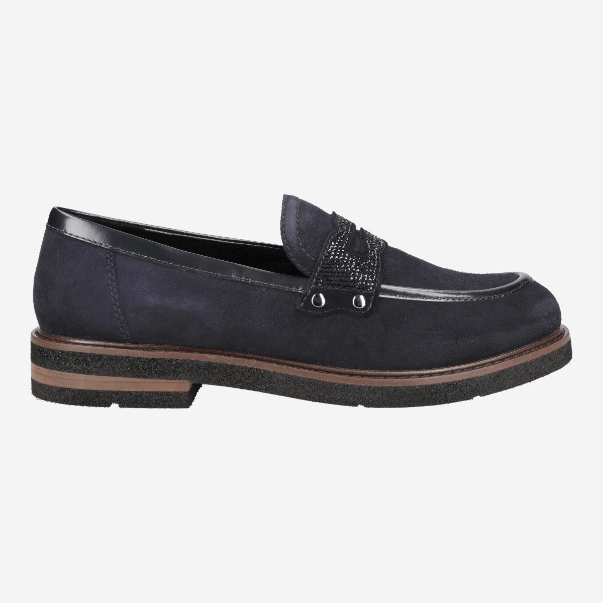 Maripé BRENDA V.2 NERO, Slipper & Mokassin in Blau für Damen Slipper