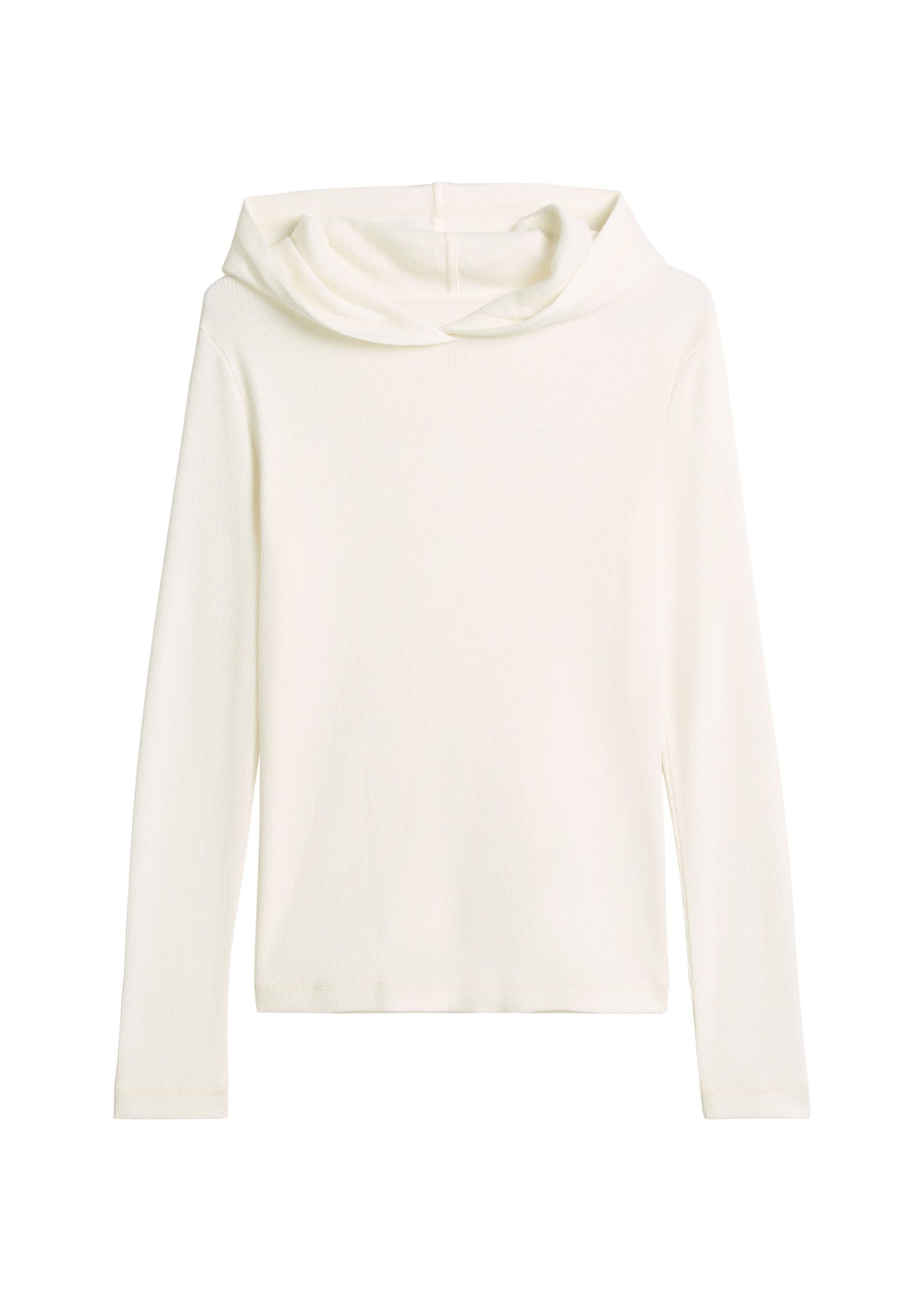 Langarmshirt aus softem Bio-Baumwolle-Modal-Stretch-Jersey
