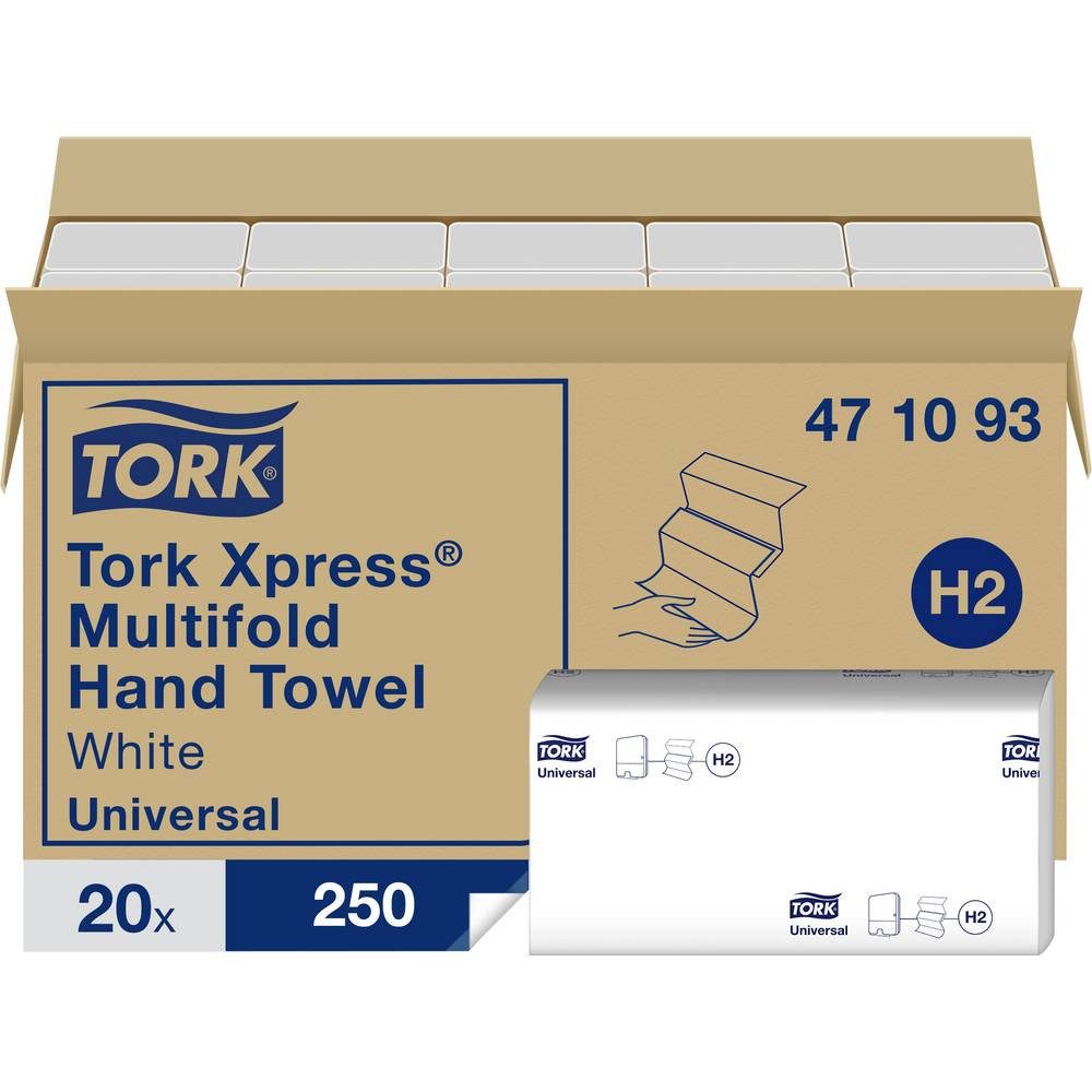 TORK Papierhandtuch Universal Multifold Papierhandtücher, 1-lagig 471093