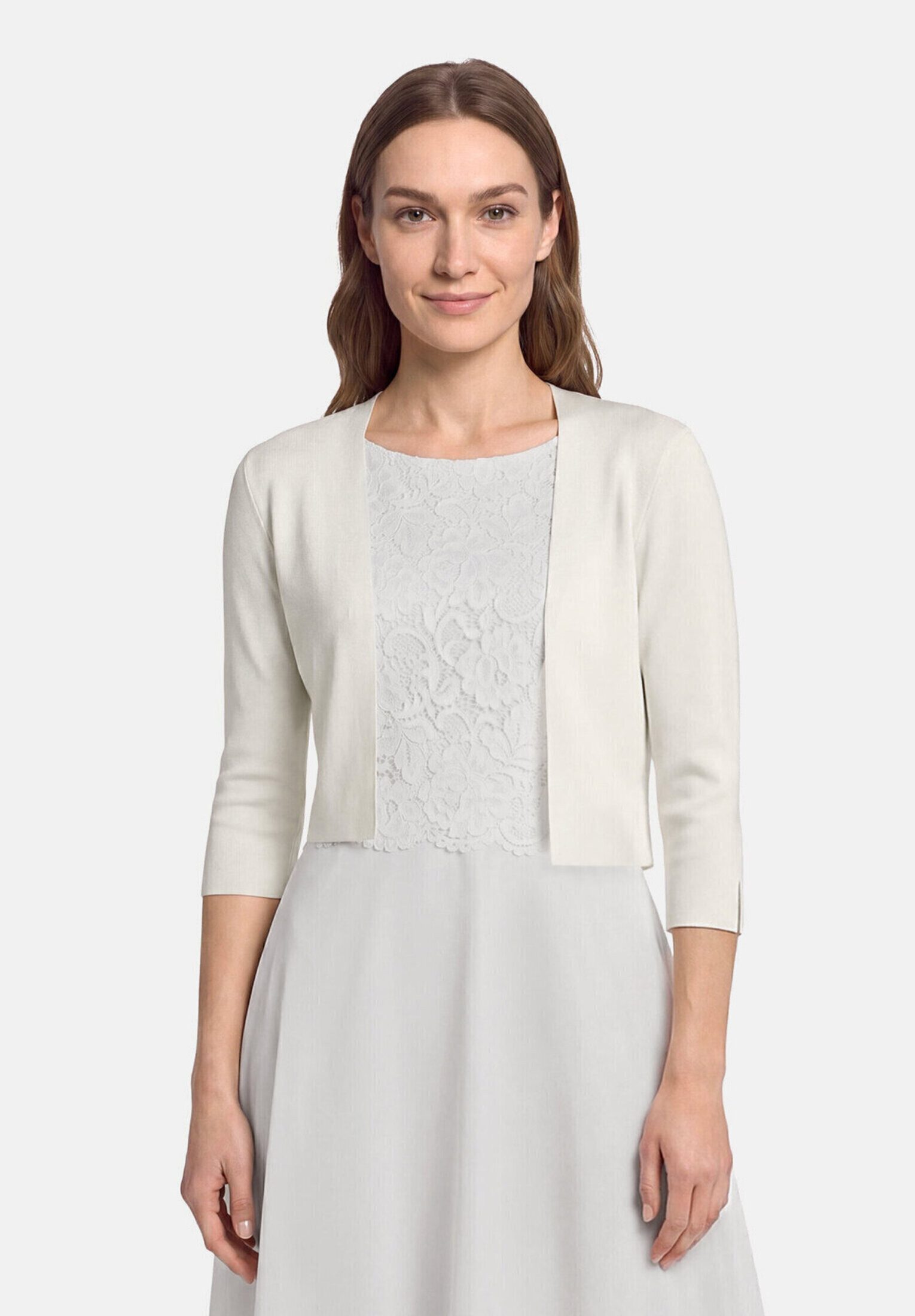 Vera Mont Strickjacke Damen langarm (1-tlg) Ärmelschlitz – Bild 2 von 5