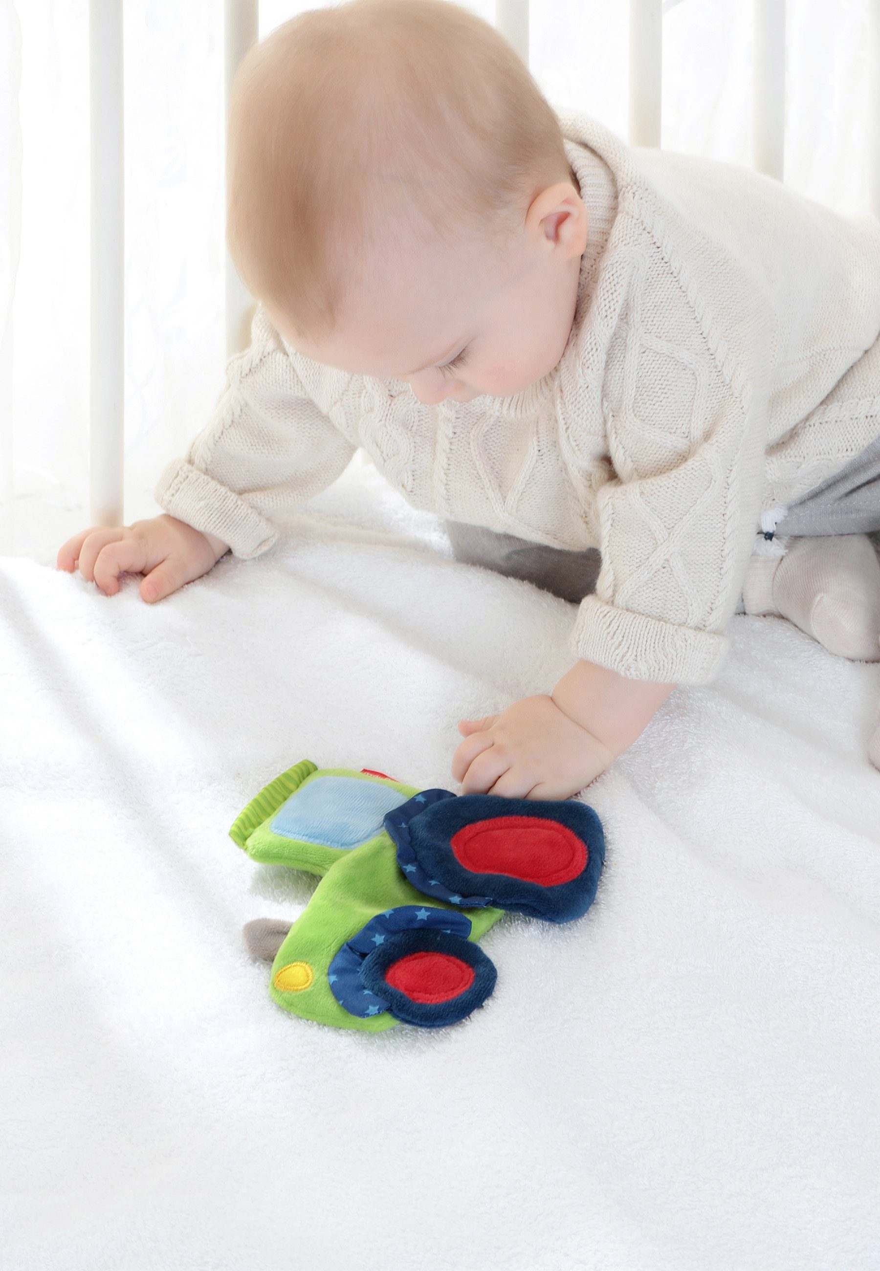 Sigikid Greifspielzeug Knistertuch PlayQ für Babys und Kleinkinder Unisex (1-tlg)