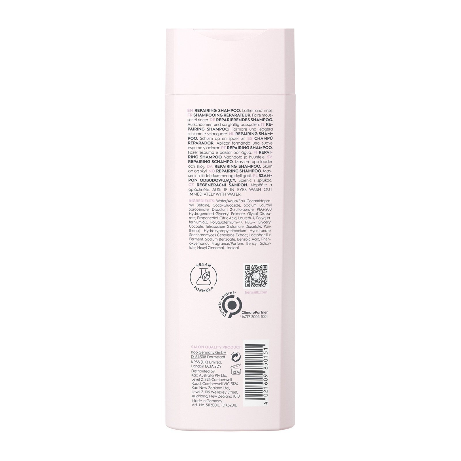 Kerasilk Haarshampoo Reparierendes Shampoo, 1-tlg., vegan