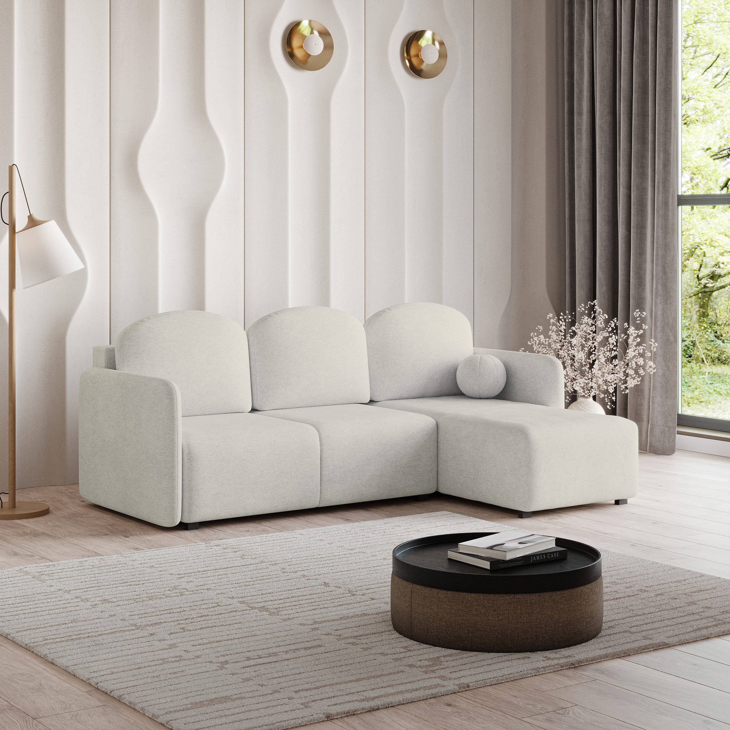 Masseno Ecksofa SUVINO mit Schlaffunktion L-Form, günstig online kaufen