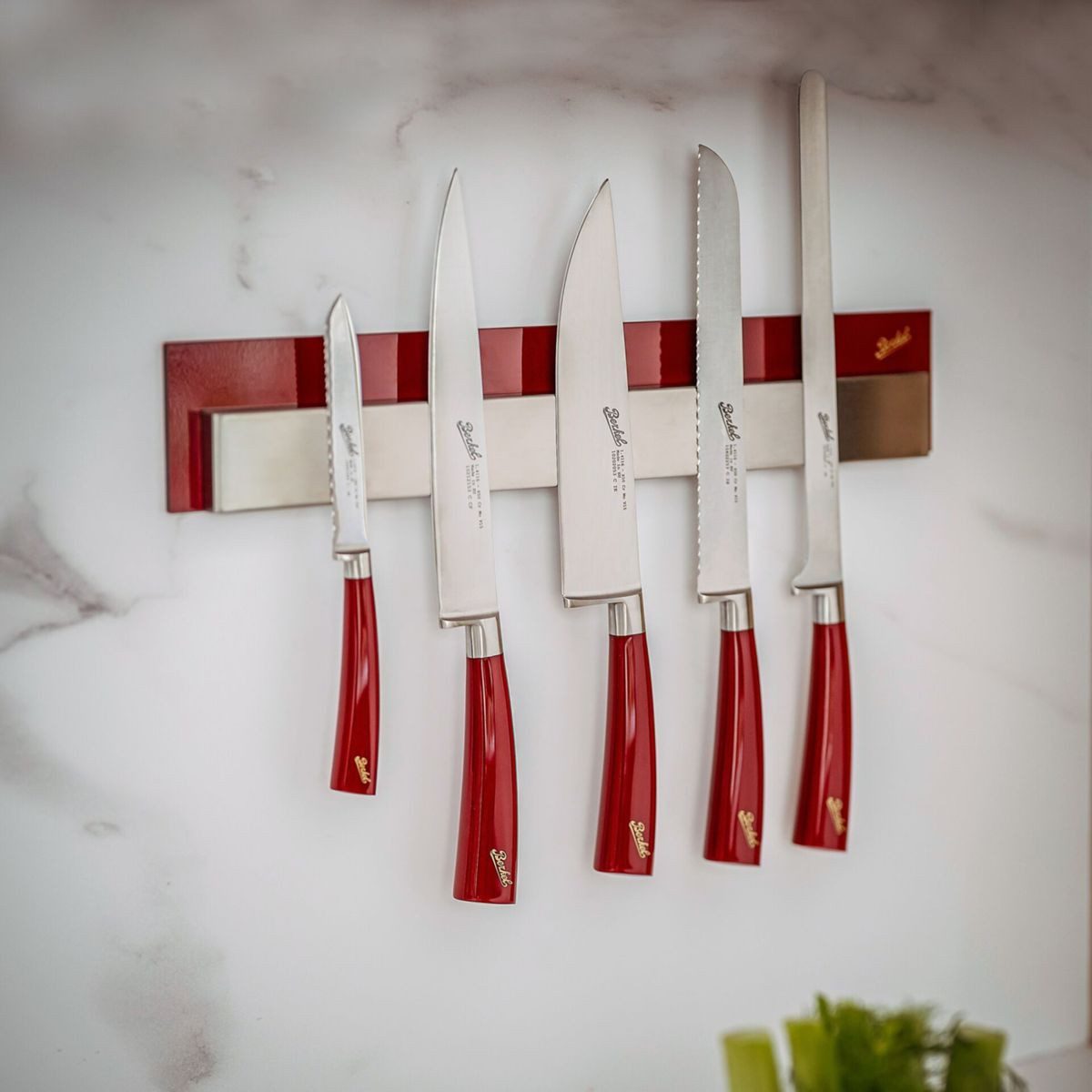 Berkel Zubereitungsmesser Elegance Red Chef-Set 3-tlg.