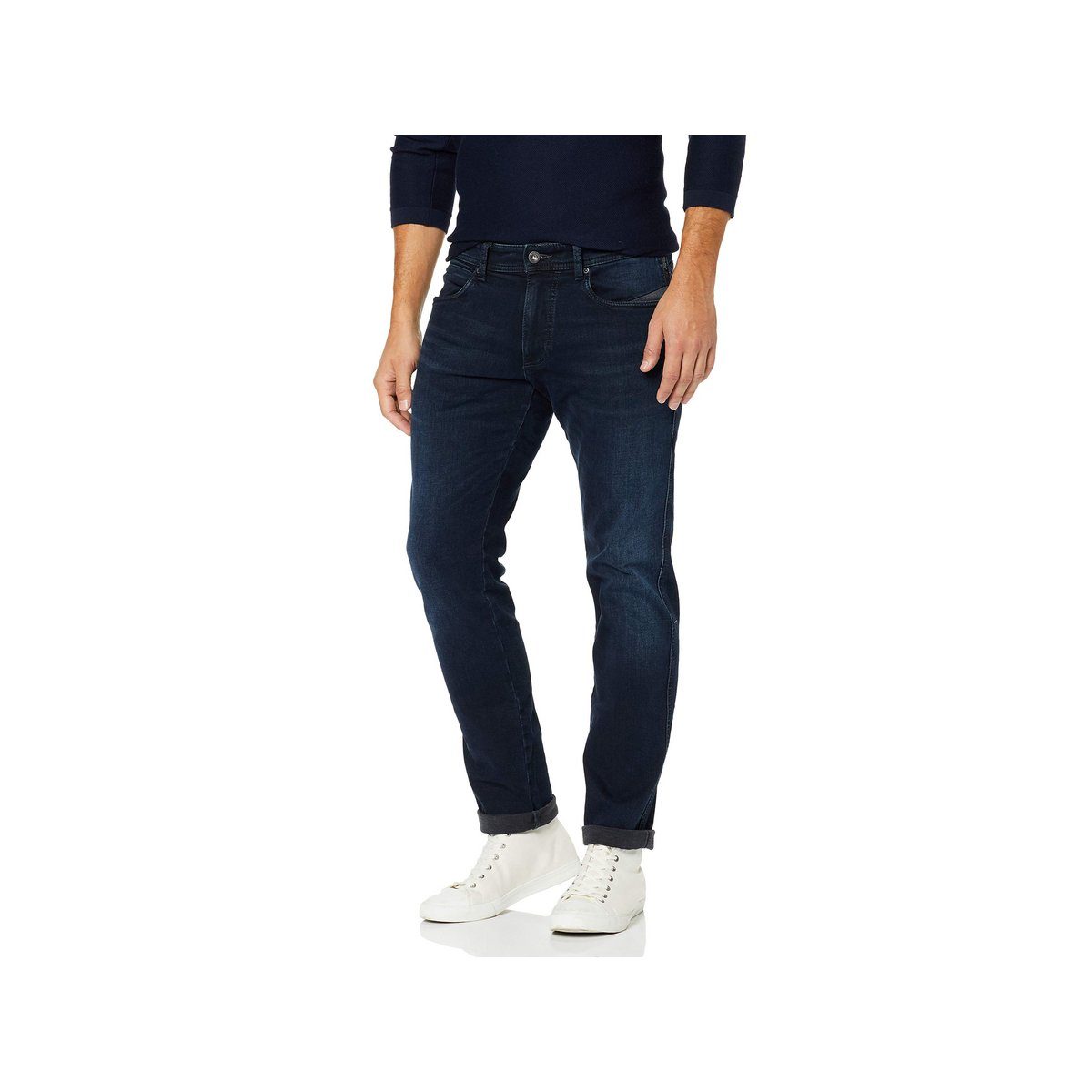 camel regular active dunkel-blau Straight-Jeans (1-tlg)