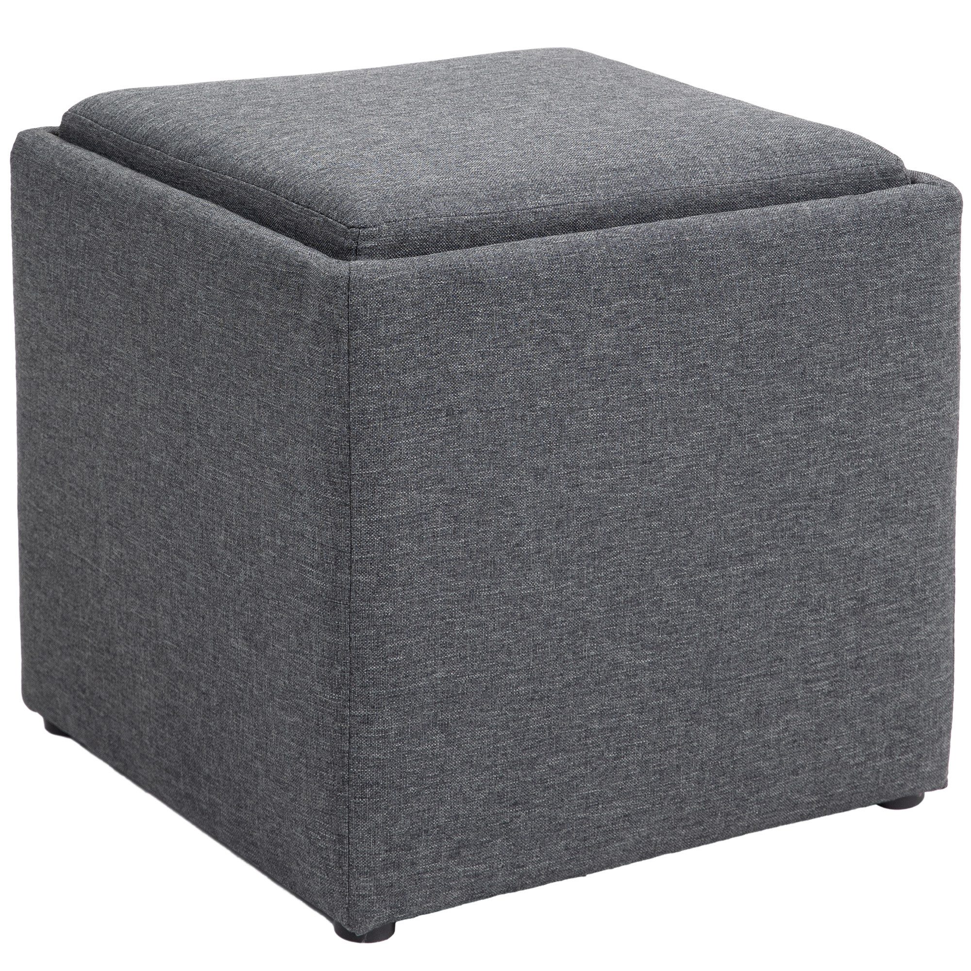 furnicato Hocker Sitzhocker mit Stauraum, Fußhocker, günstig online kaufen