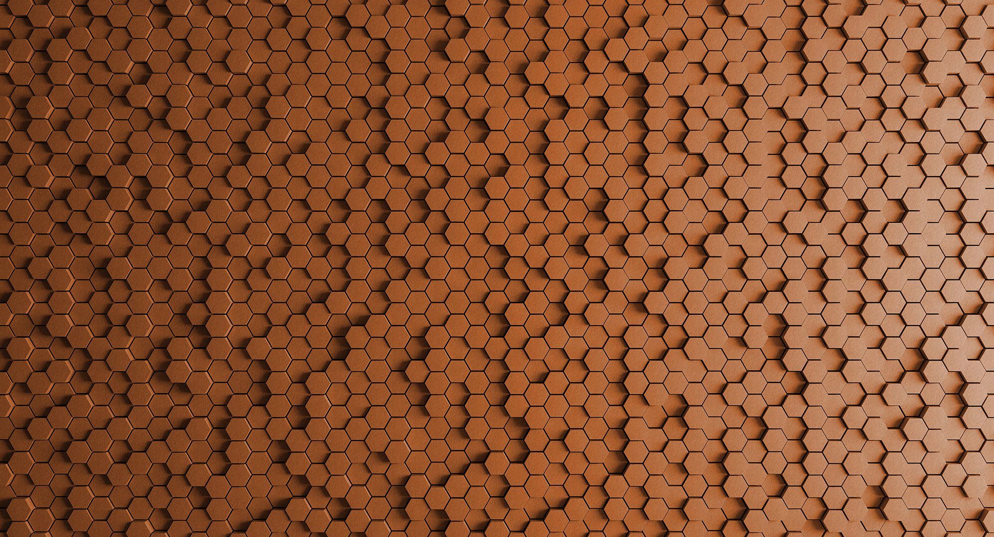2, Schräge St), (5 Fototapete Honeycomb living Wand, Patel Vlies, Walls glatt, walls by