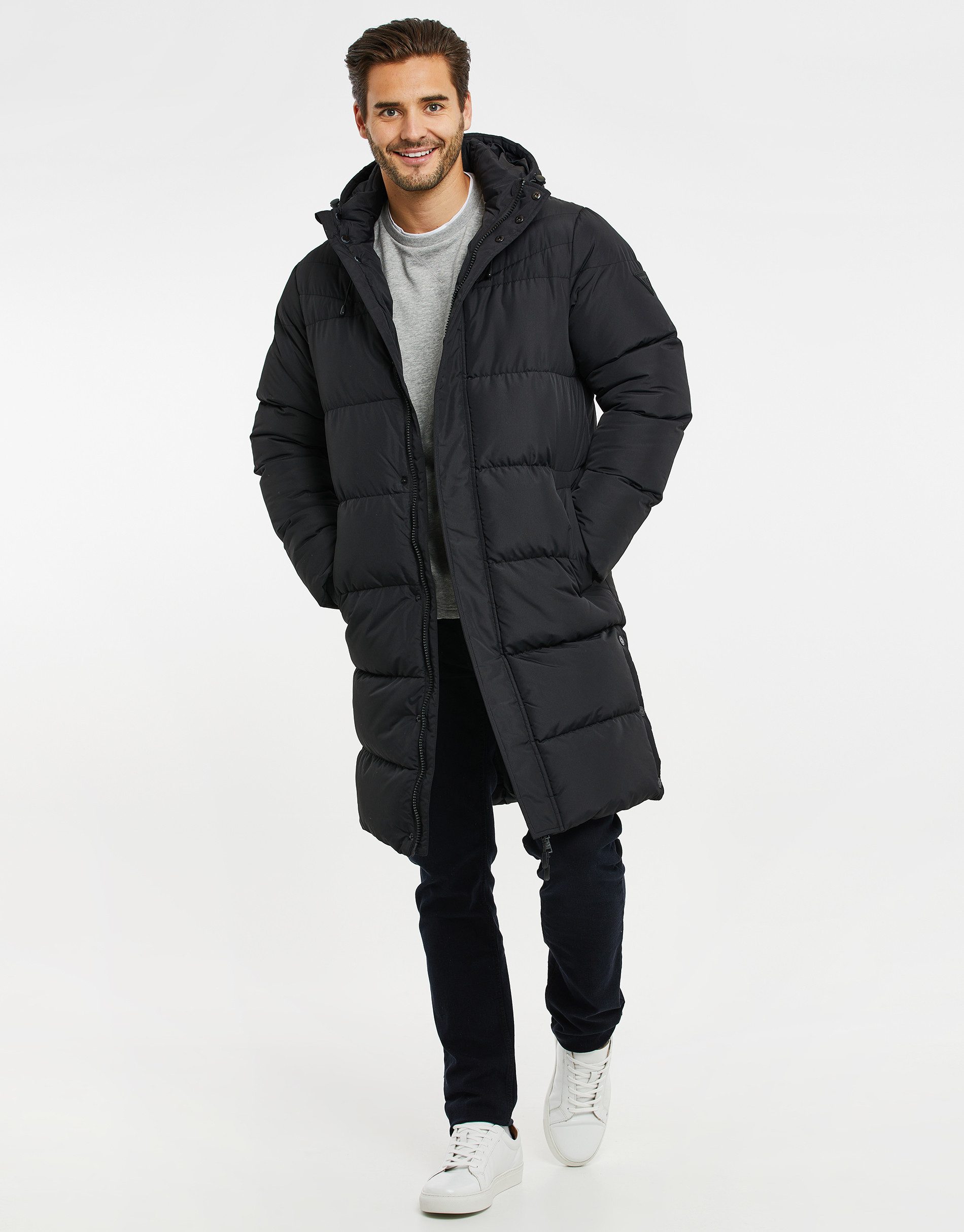 Threadbare Wintermantel THB Jacket Lucius mit kuscheliger Kapuze