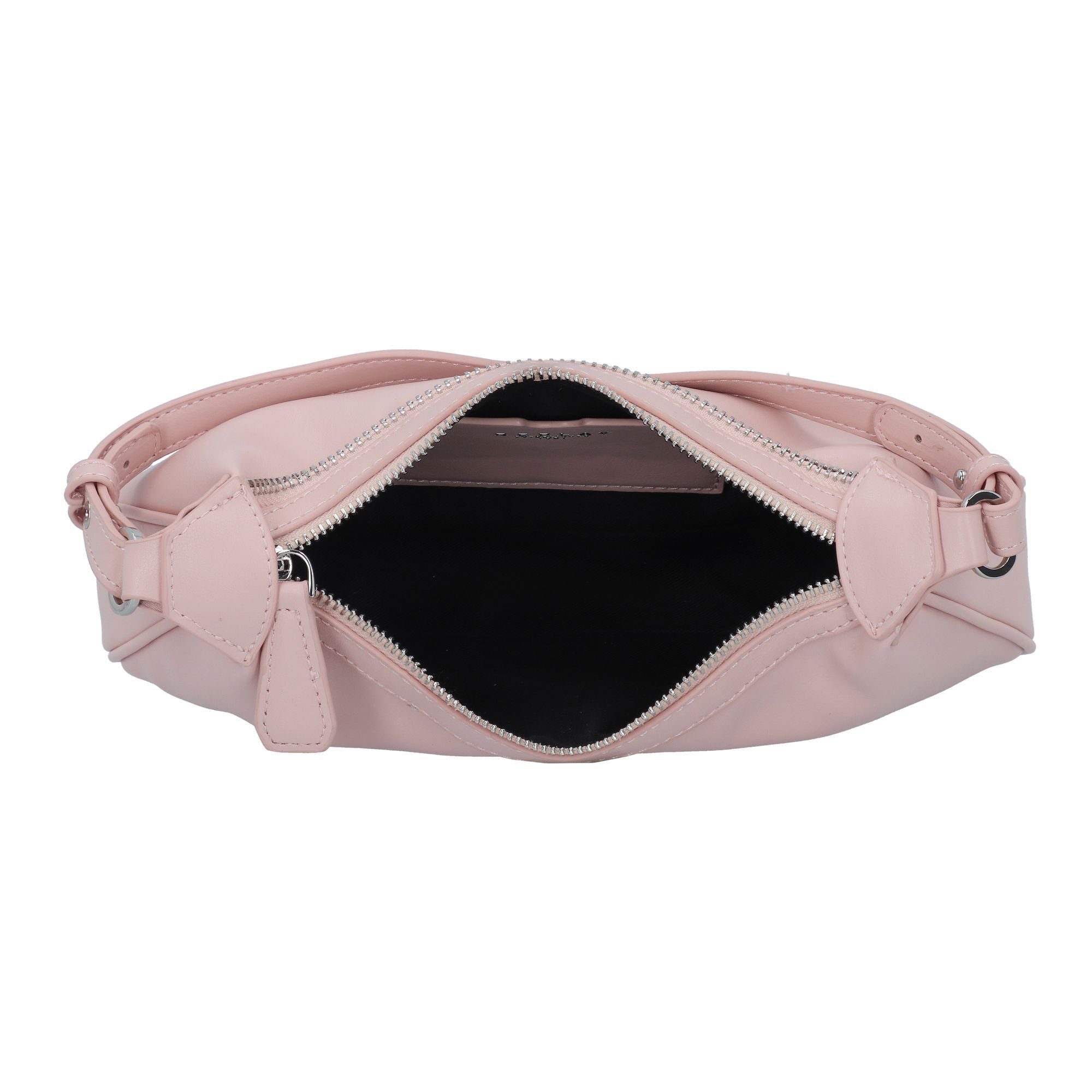 Polyurethan lt pink Schultertasche, Replay