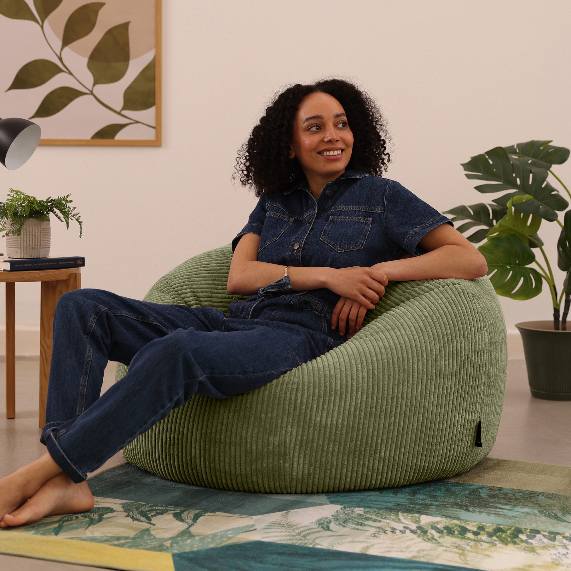 icon Sitzsack Erwachsene 2er Set Klassischer Sitzsack aus Cord „Kingston“, günstig online kaufen