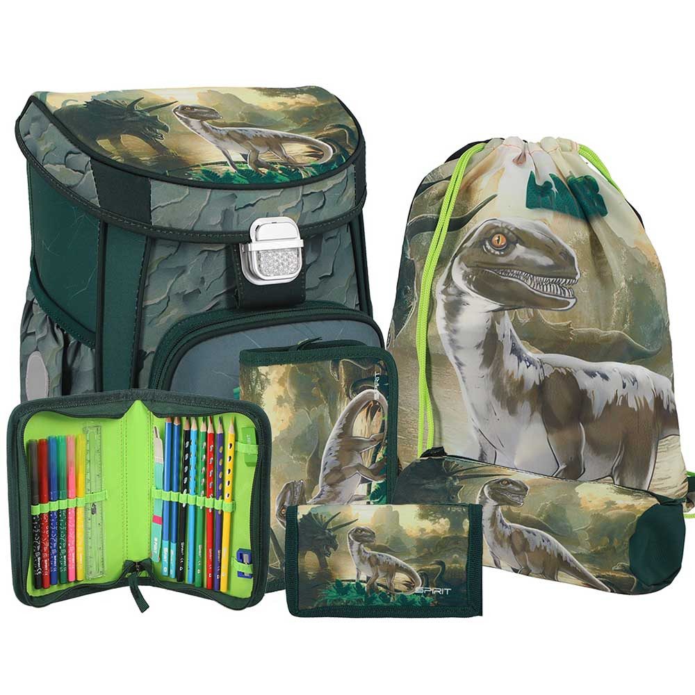 Spirit Schulranzen Set Vision 11-teilig 2026 Jungen Raptor