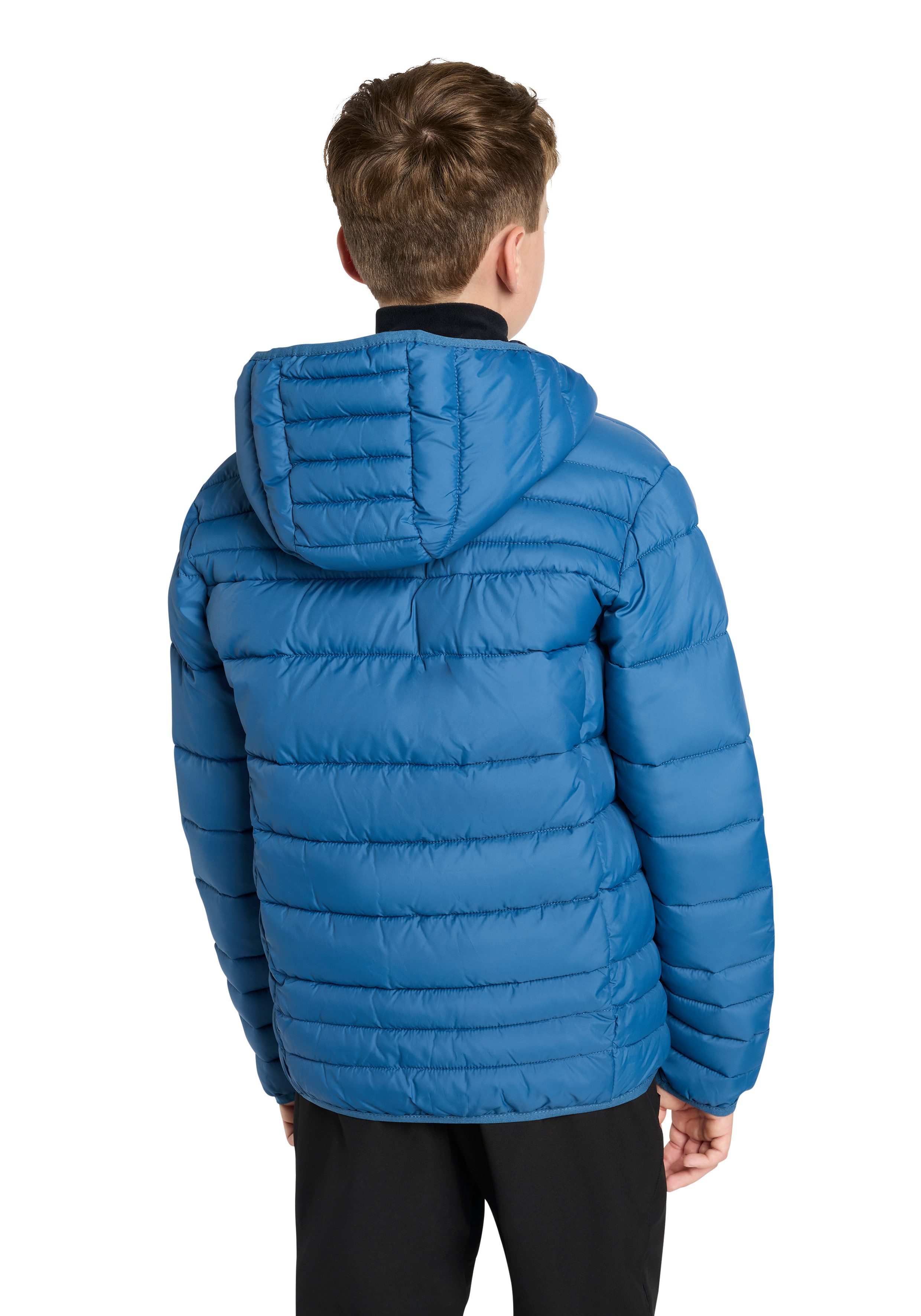 CMP Steppjacke KID JACKET FIX HOOD mit Kapuze, winddicht, wasserabweisend, aus Polyester