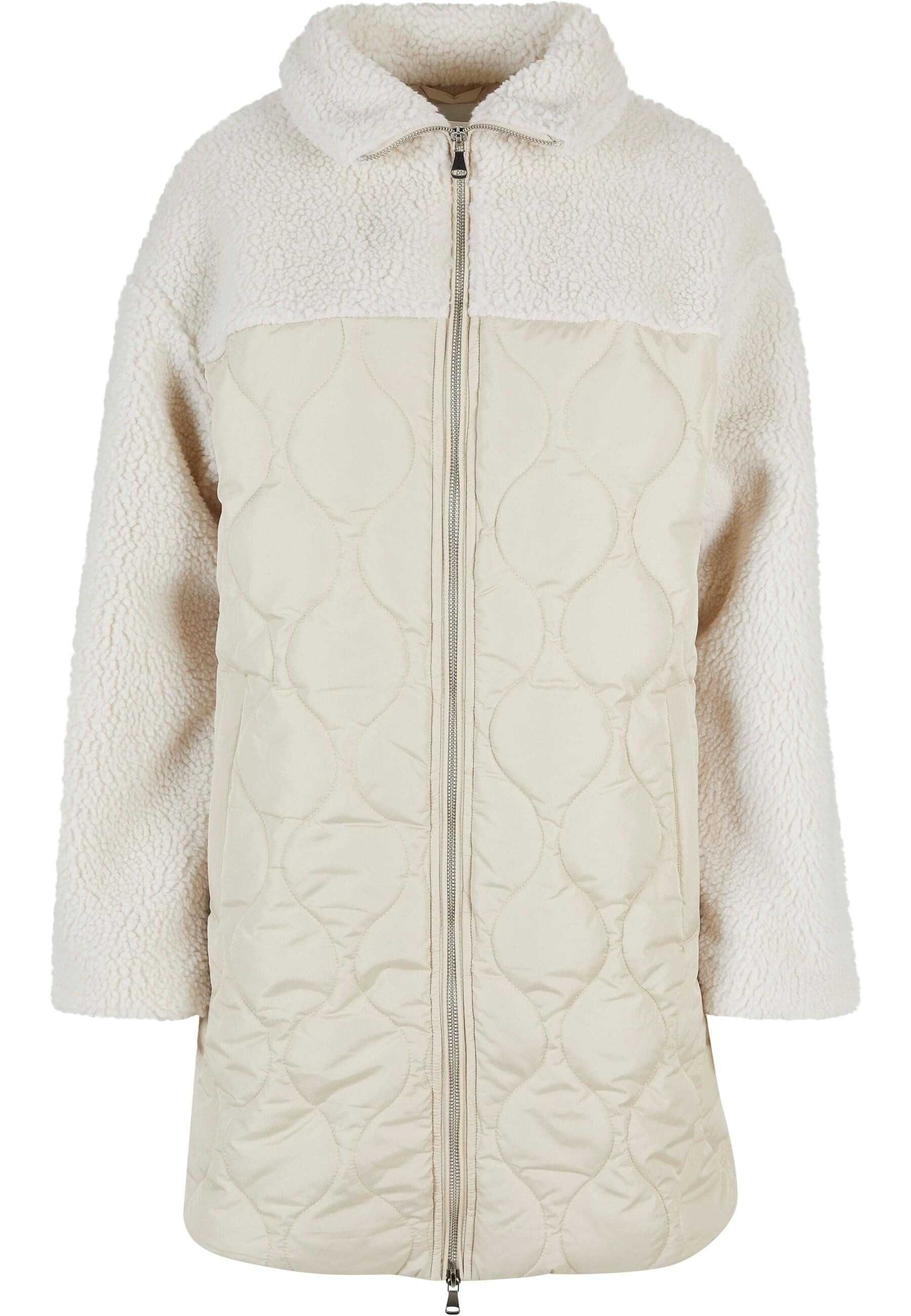 URBAN CLASSICS Winterjacke Urban Classics Damen Ladies Oversized Sherpa Quilted Coat (1-St)