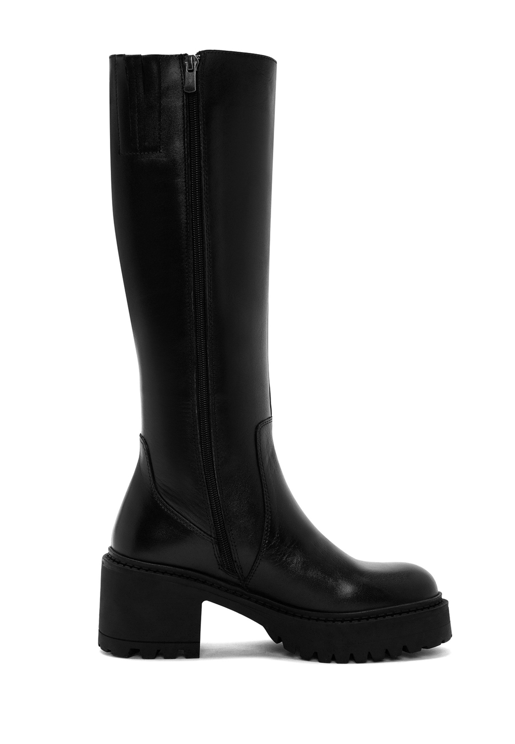 Derimod Absatzstiefel aus Leder Bootsschuh