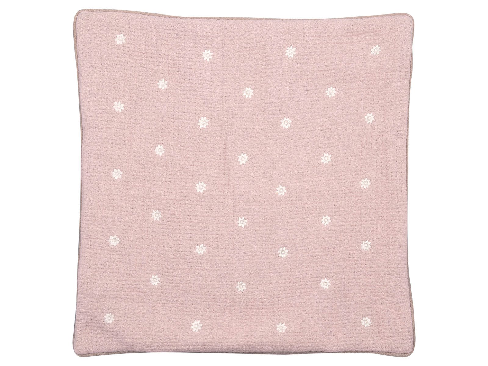 Greengate Kissenhülle Sina Kissenhülle bedruckt dusty rose 50x50cm