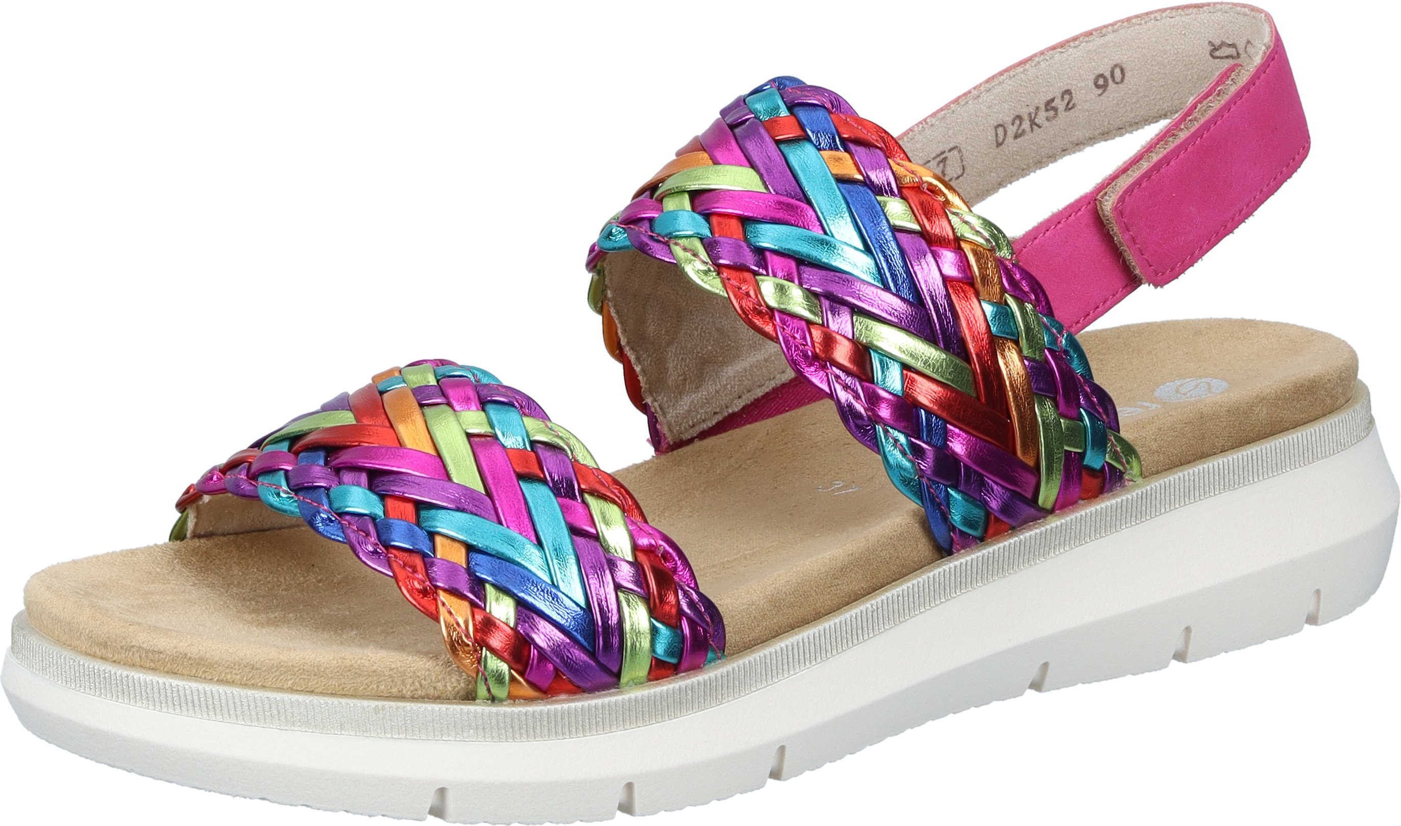 Remonte Sandaletten Sandalette aus strapazierfähigem Synthetik günstig online kaufen