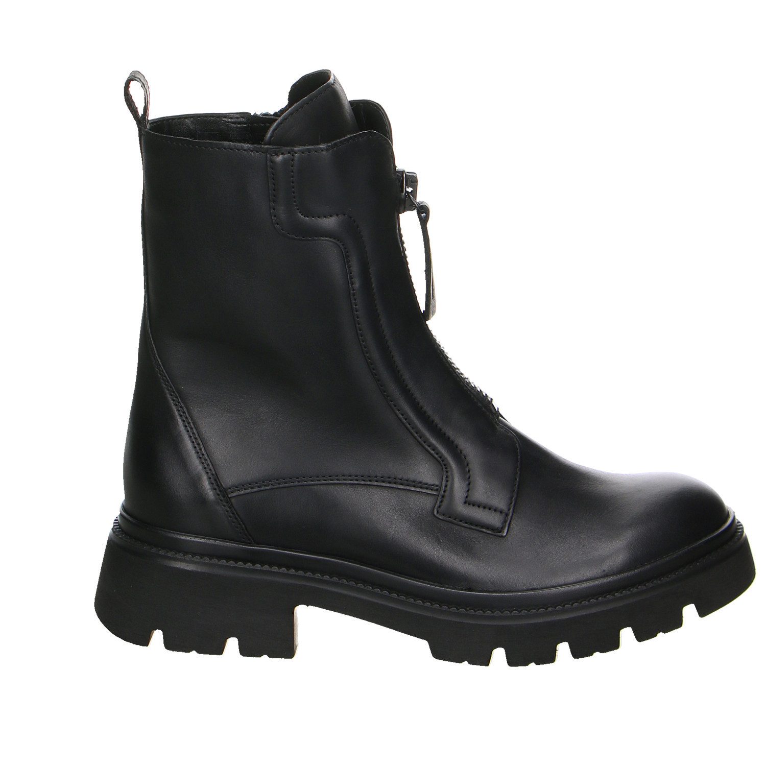 Gabor Fashion Leder Stiefeletten schwarz Winterstiefelette