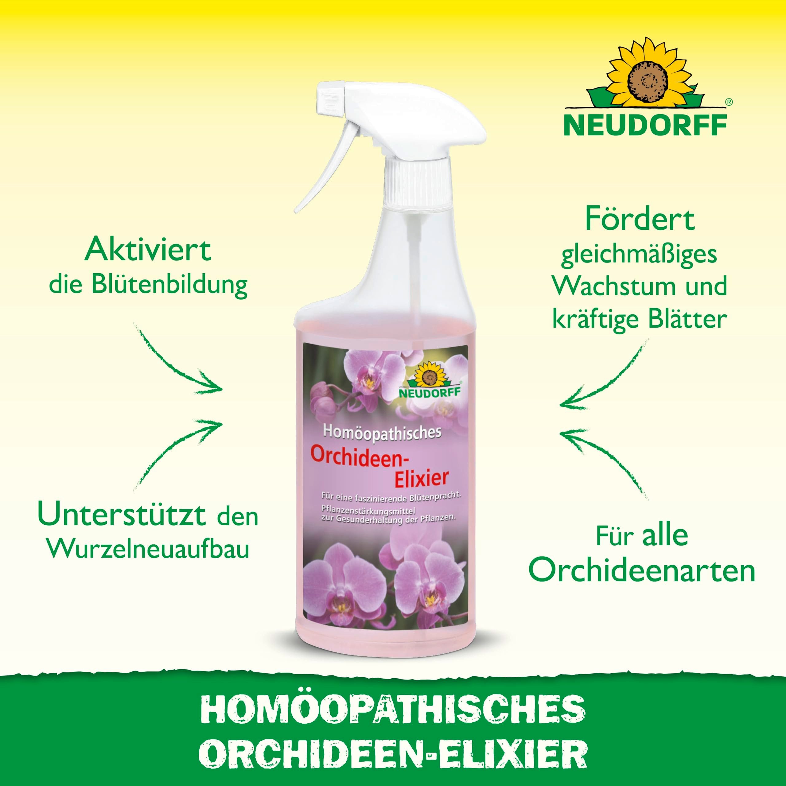 Neudorff Pflanzenstärkungsmittel Homöopathisches Orchideen-Elixier 500 ml, günstig online kaufen