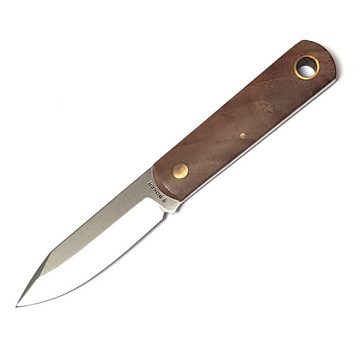 Böker Survival Knife Barlow BFF Walnussholz mit Lederscheide EDC Messer