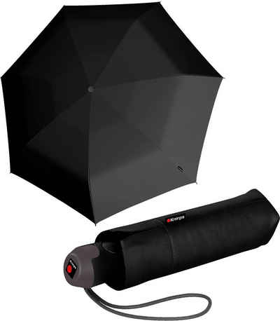 Knirps® Taschenregenschirm E.100 Mini-Schirm mit Auf-Zu-Automatik, kleiner, kompakter Automatikschirm für die Handtasche