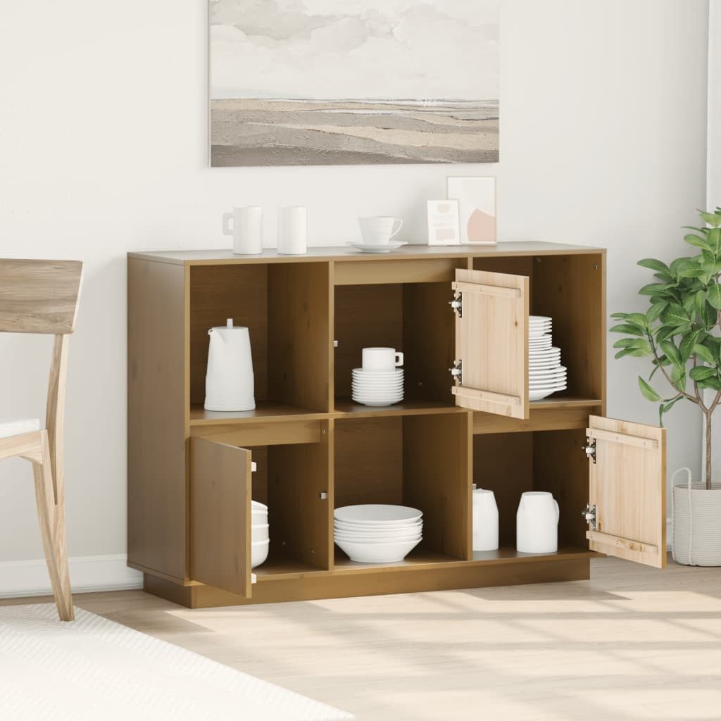vidaXL Sideboard Sideboard Honigbraun 110,5x35x80 cm günstig online kaufen