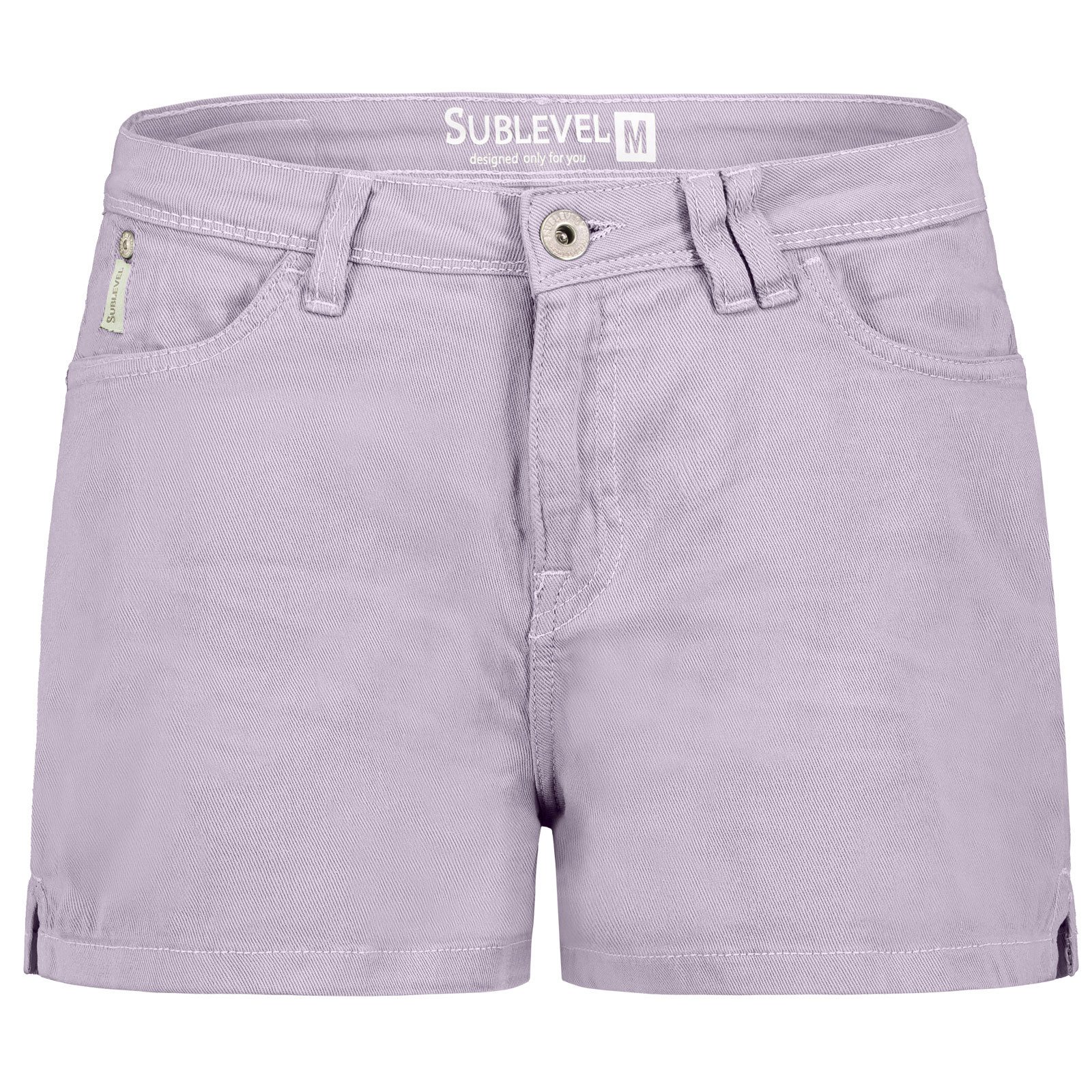 SUBLEVEL Shorts Damen Bermudas kurze Hose Baumwolle Hotpants Chino Sommer H günstig online kaufen