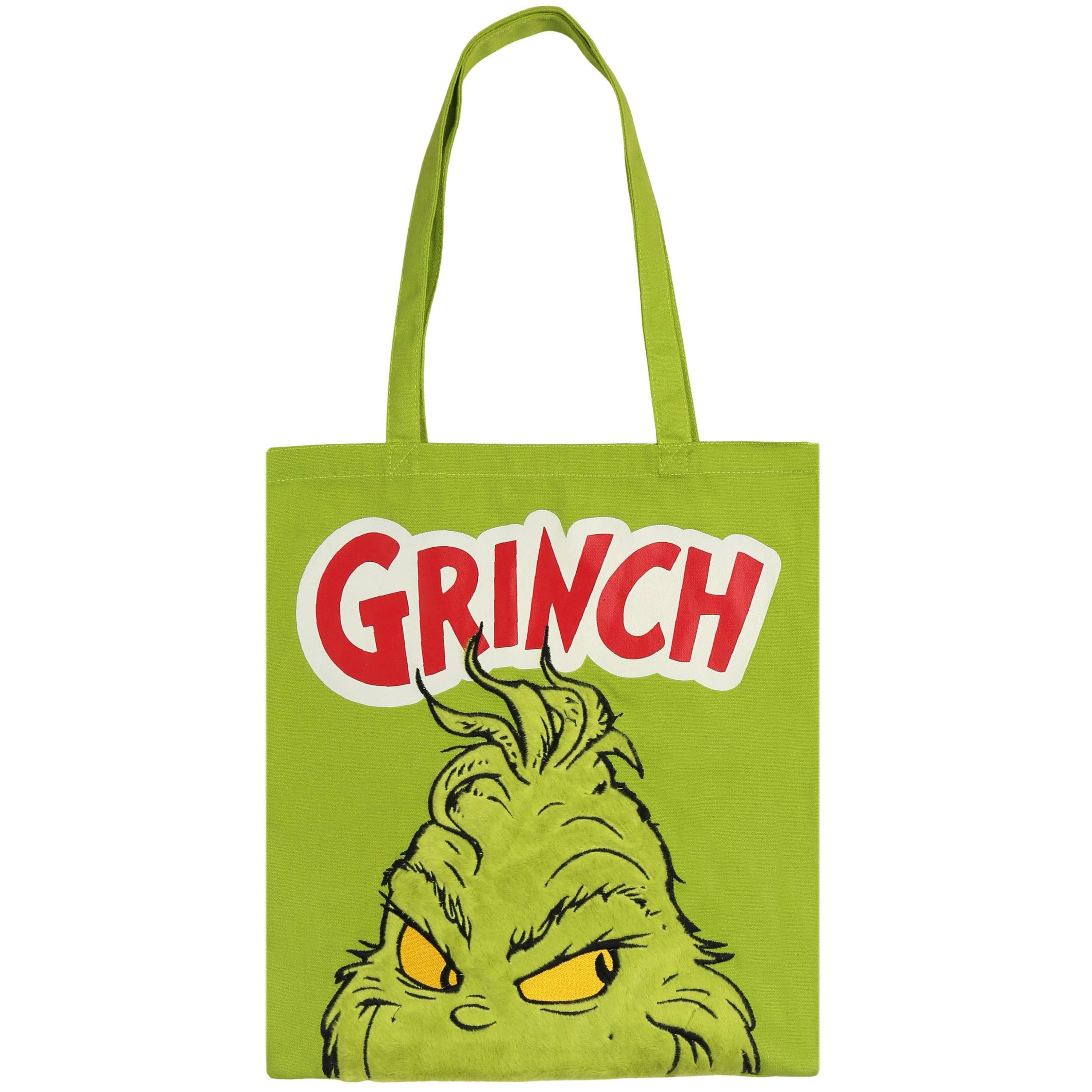 Sarcia.eu Handtasche Grinch weihnachtliche Stoff-Einkaufstasche, ROBUST, 40 x 45 cm – Bild 2 von 5