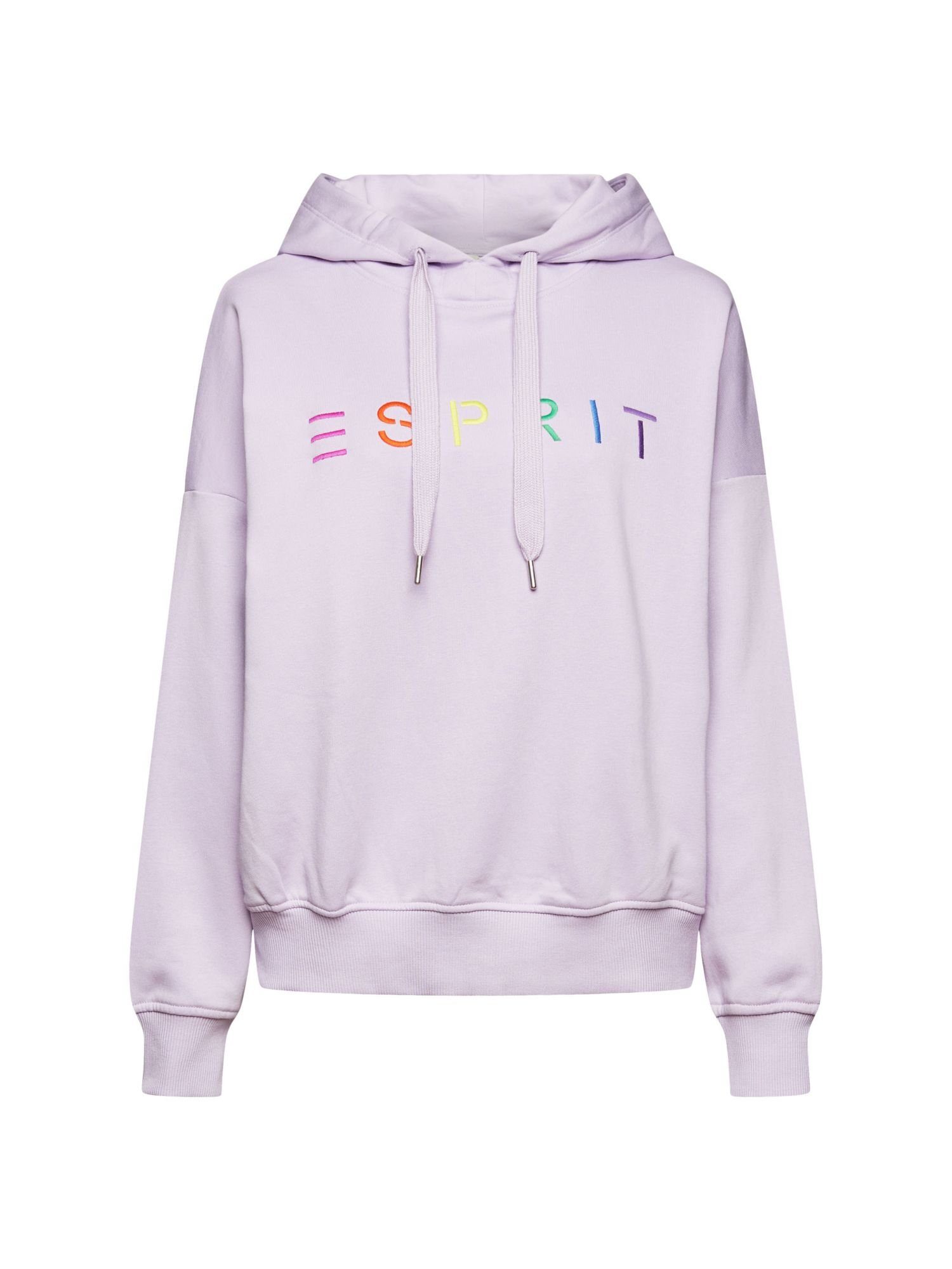 Esprit Sweatshirt »Hoodie mit Logo-Stickerei, Baumwoll-Mix« (1-tlg) online  kaufen | OTTO