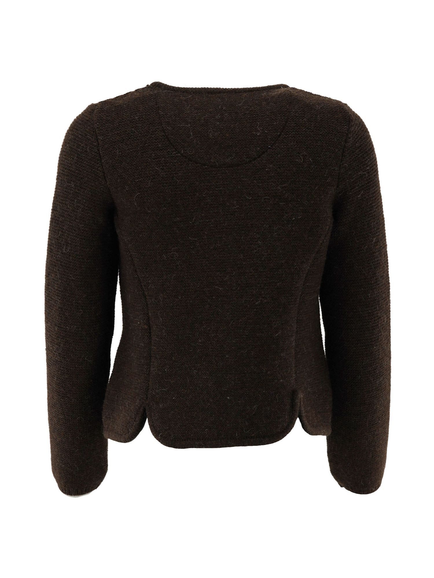 OS Trachten Strickjacke Forivo tailliert, Rundhalsausschnitt, günstig online kaufen