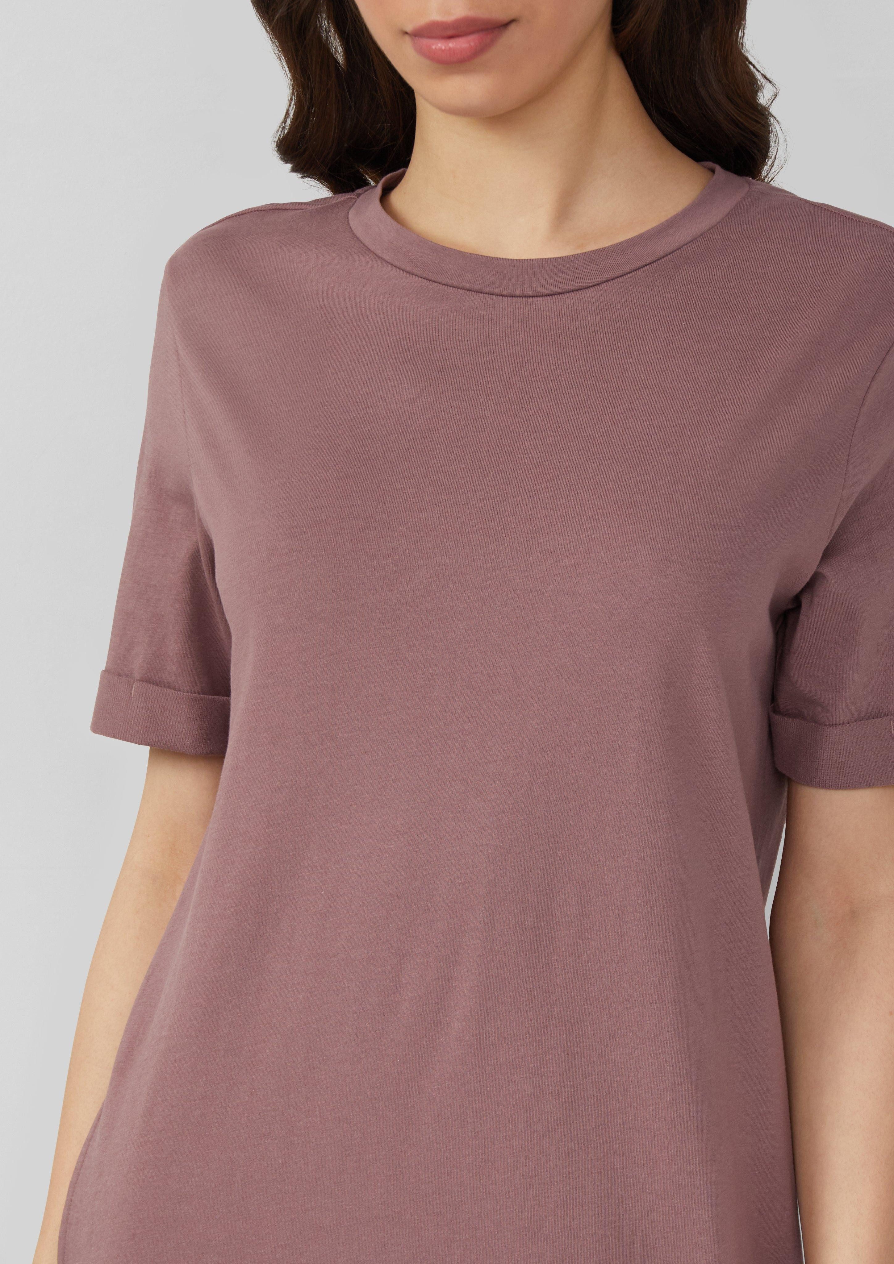 QS Maxikleid Langes Jerseykleid aus Baumwolle günstig online kaufen