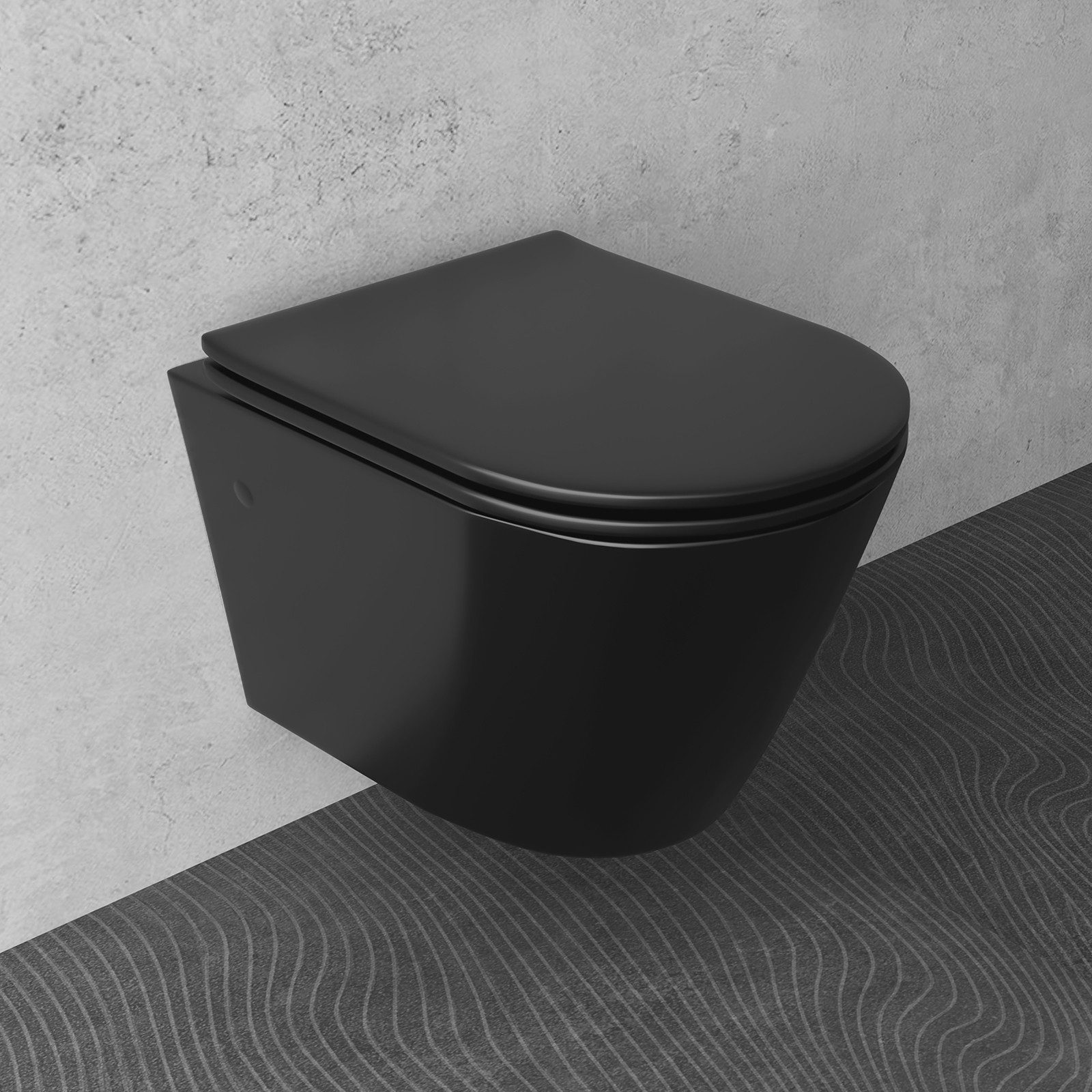 Alpenberger Tiefspül-WC Wand WC Spülrandlos - günstig online kaufen