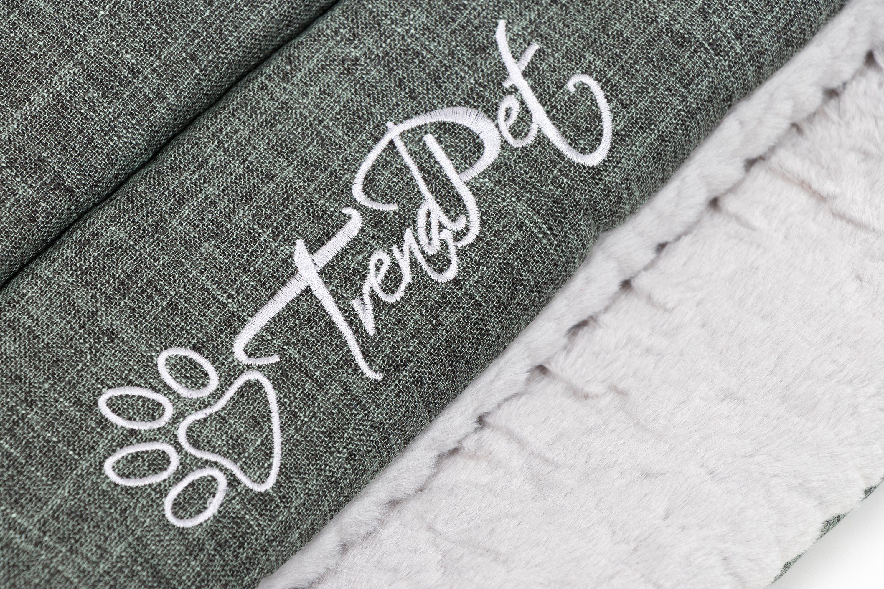 TrendPet Hundematte Hundedecke "Heaven" Grau, 100% Polyester, in 6 Größen erhältlich