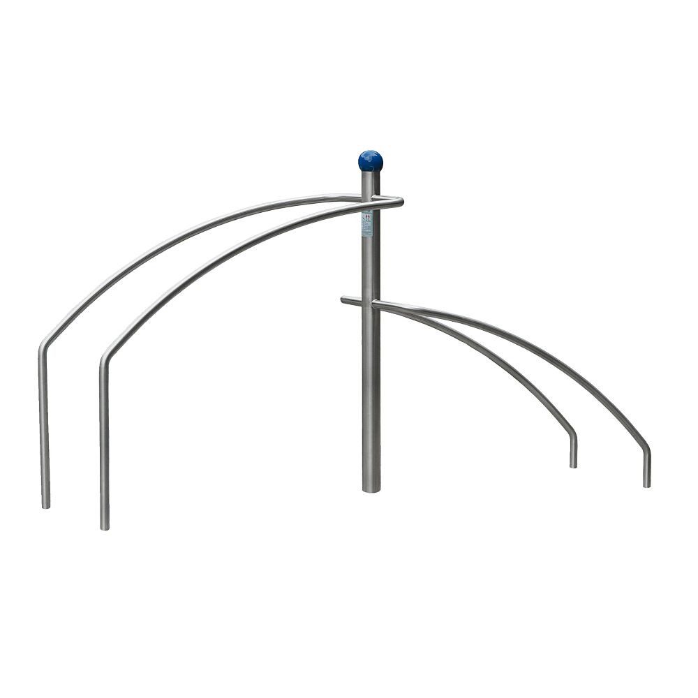 Kraftstation Outdoor-Fitnessgerät Armzug-Liegestütz-Station