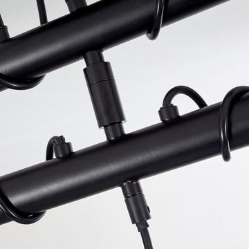 hofstein Pendelleuchte »Borio« längliche Deckenlampe aus Metall in schwarz, ohne Leuchtmittel, verstellbar, Höhe max. 155cm (verstellbar), E27